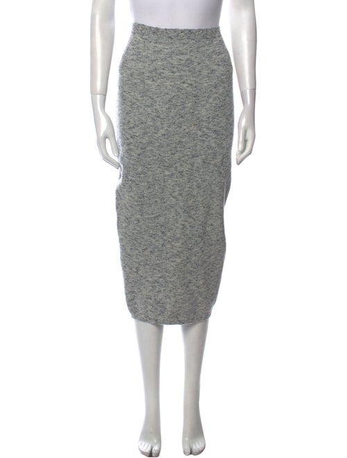 Victoria Beckham Striped Midi Length Skirt