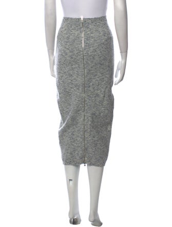 Victoria Beckham Striped Midi Length Skirt