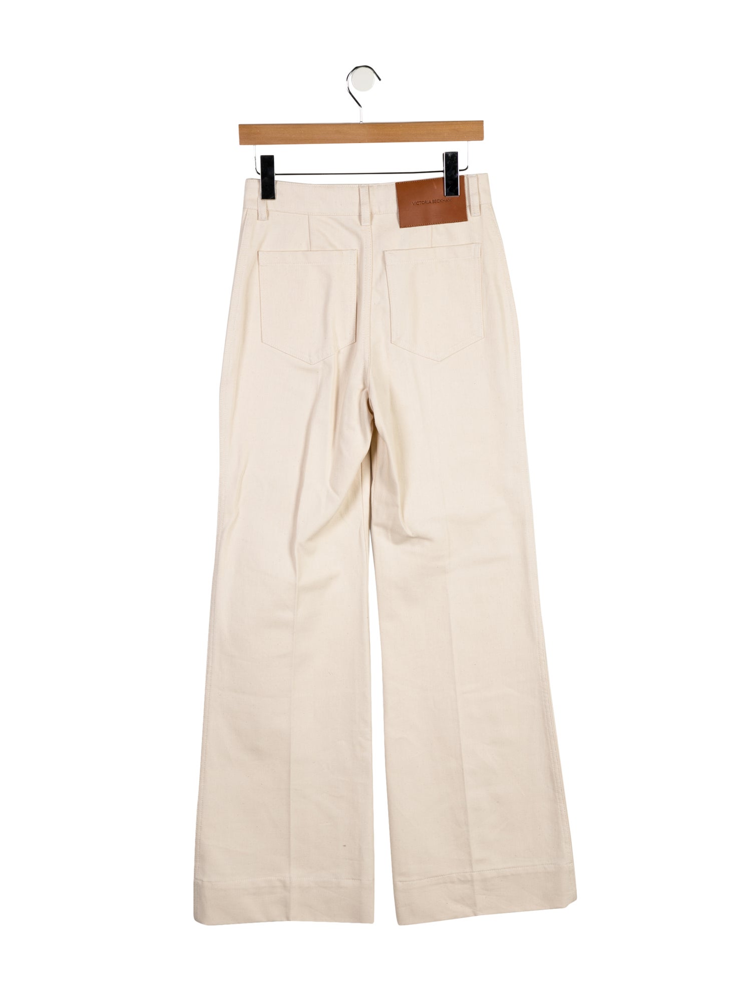 Victoria Beckham Women's Wide Leg Pants White