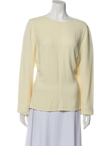 Victoria Beckham Tops Bateau Neckline Long Sleeve Sweatshirt Us10, Uk14 | L