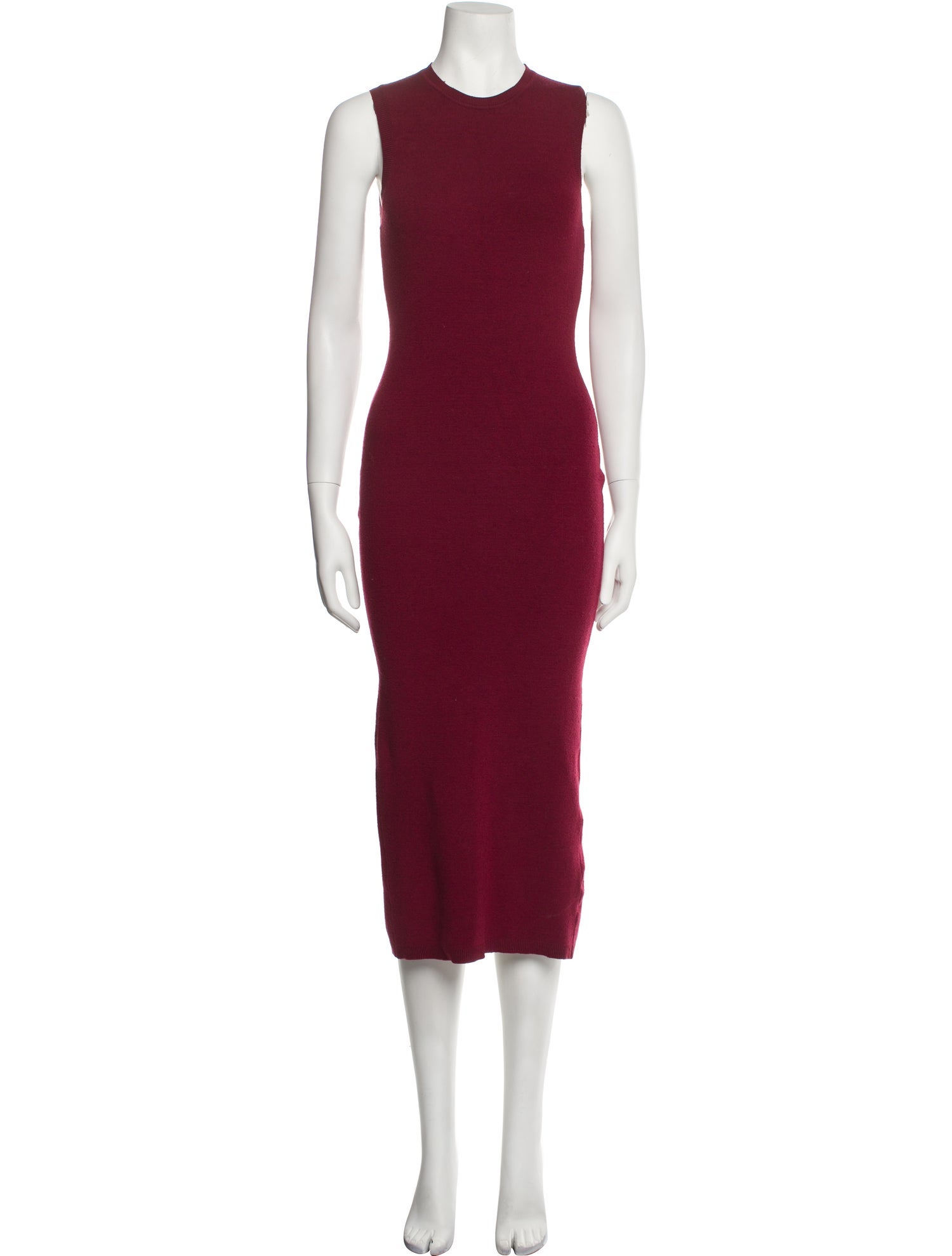 Victoria Beckham Crew Neck Long Dress