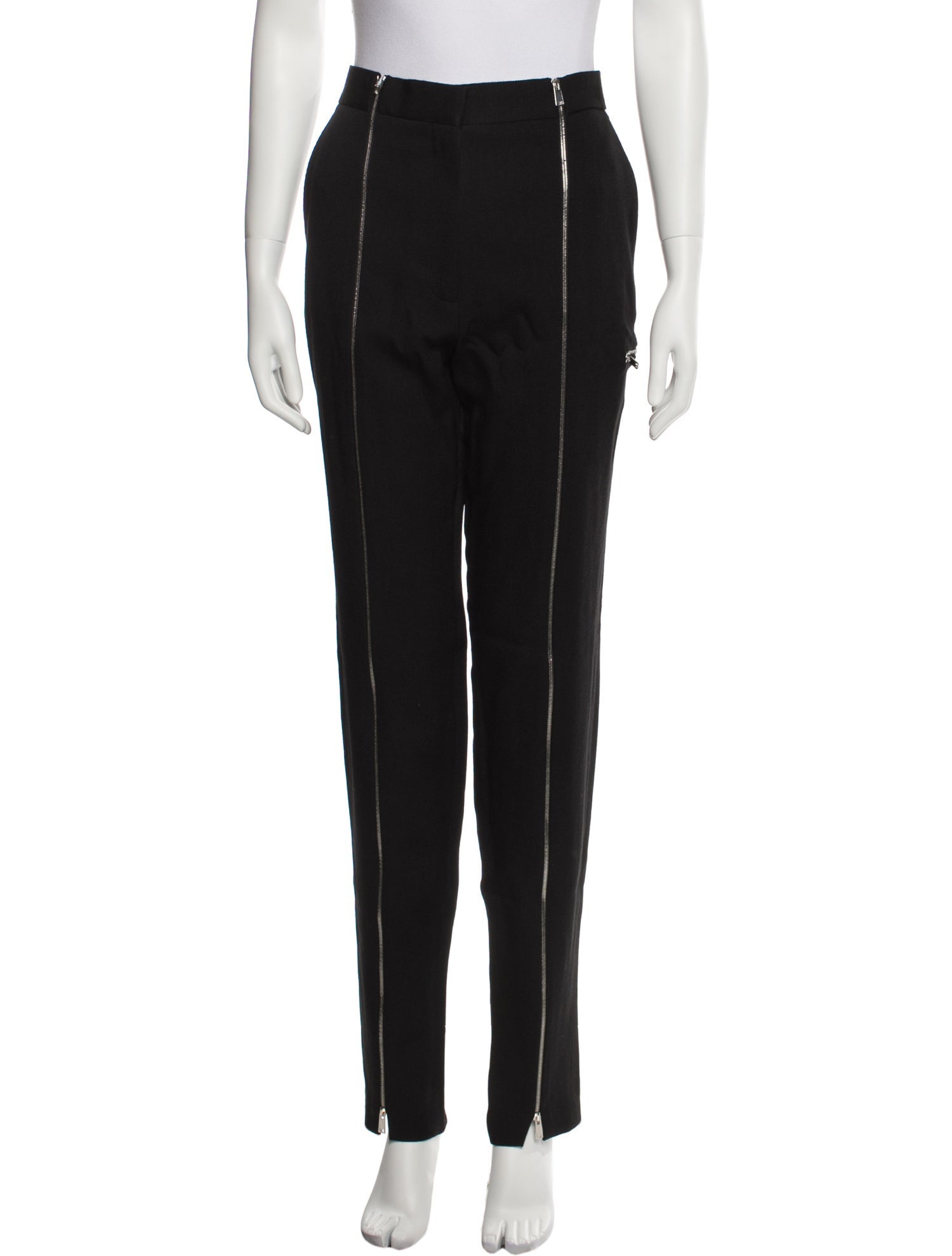 Victoria Beckham Virgin Wool Straight Leg Pants