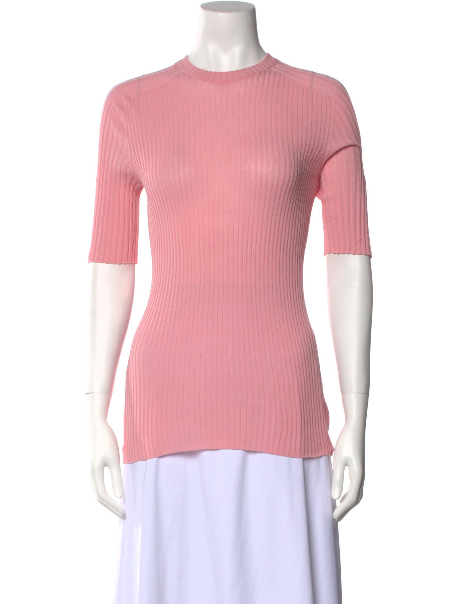 Victoria Beckham Crew Neck Short Sleeve T-Shirt