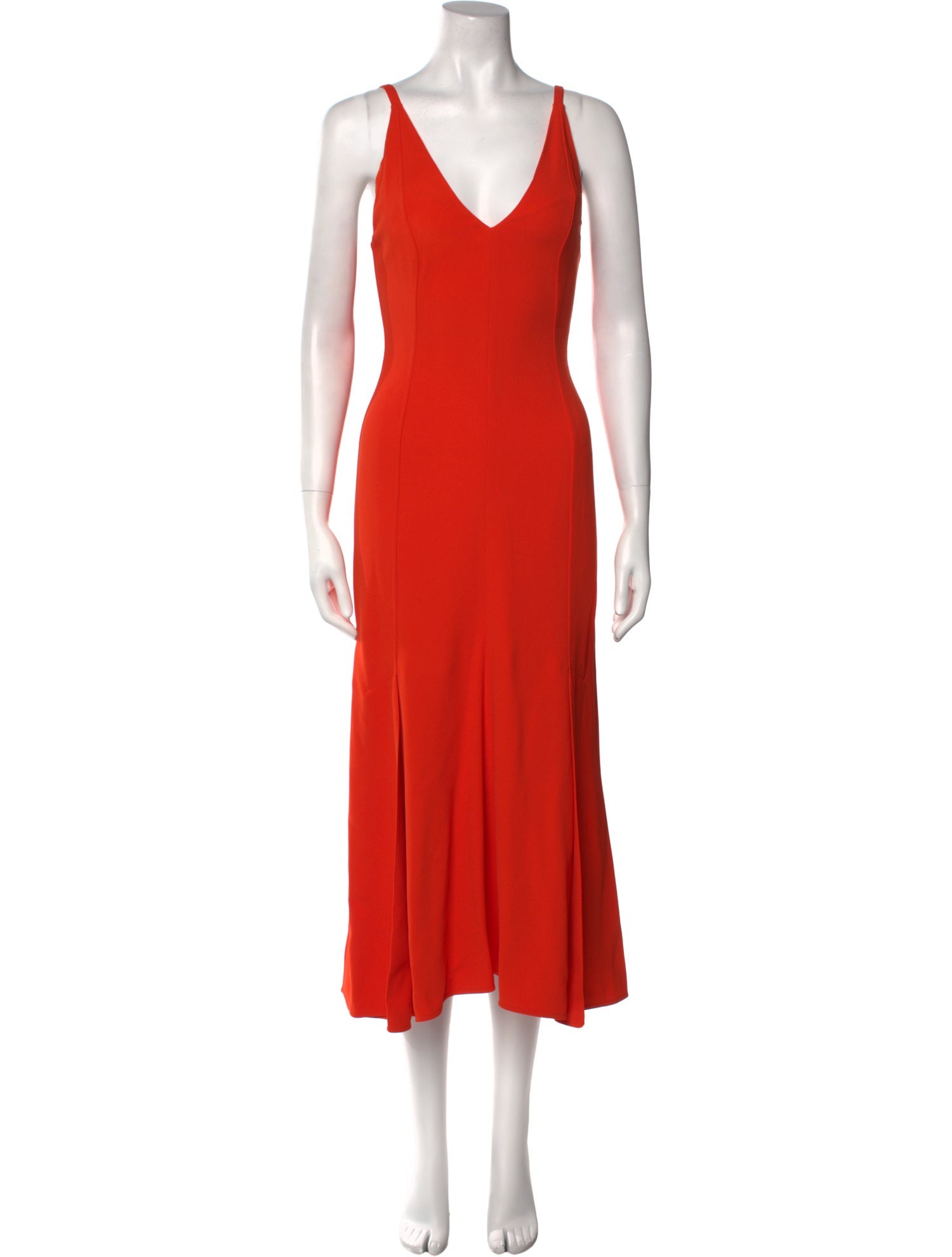 Victoria Beckham V-Neck Long Dress