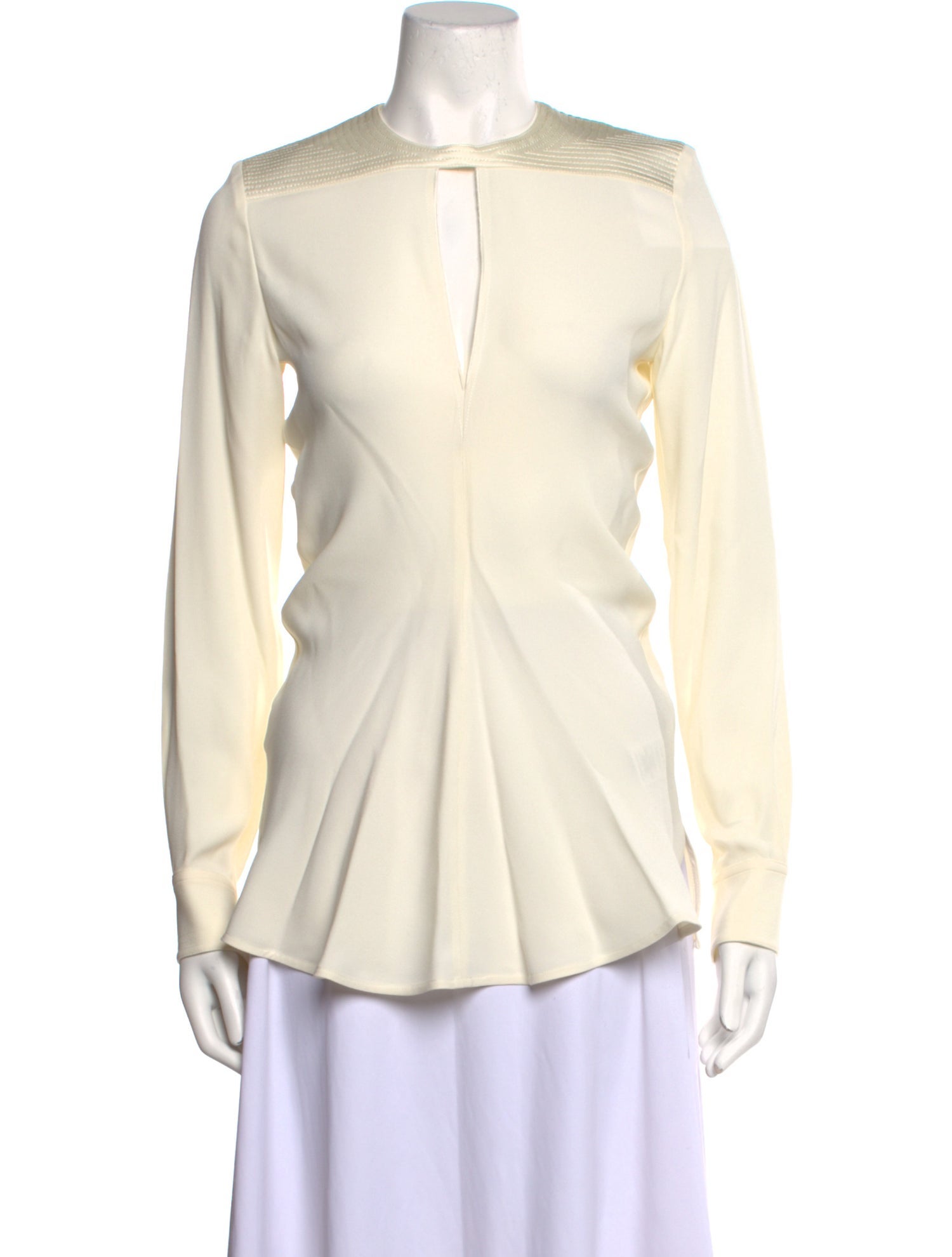 Victoria Beckham Crew Neck Long Sleeve Tunic