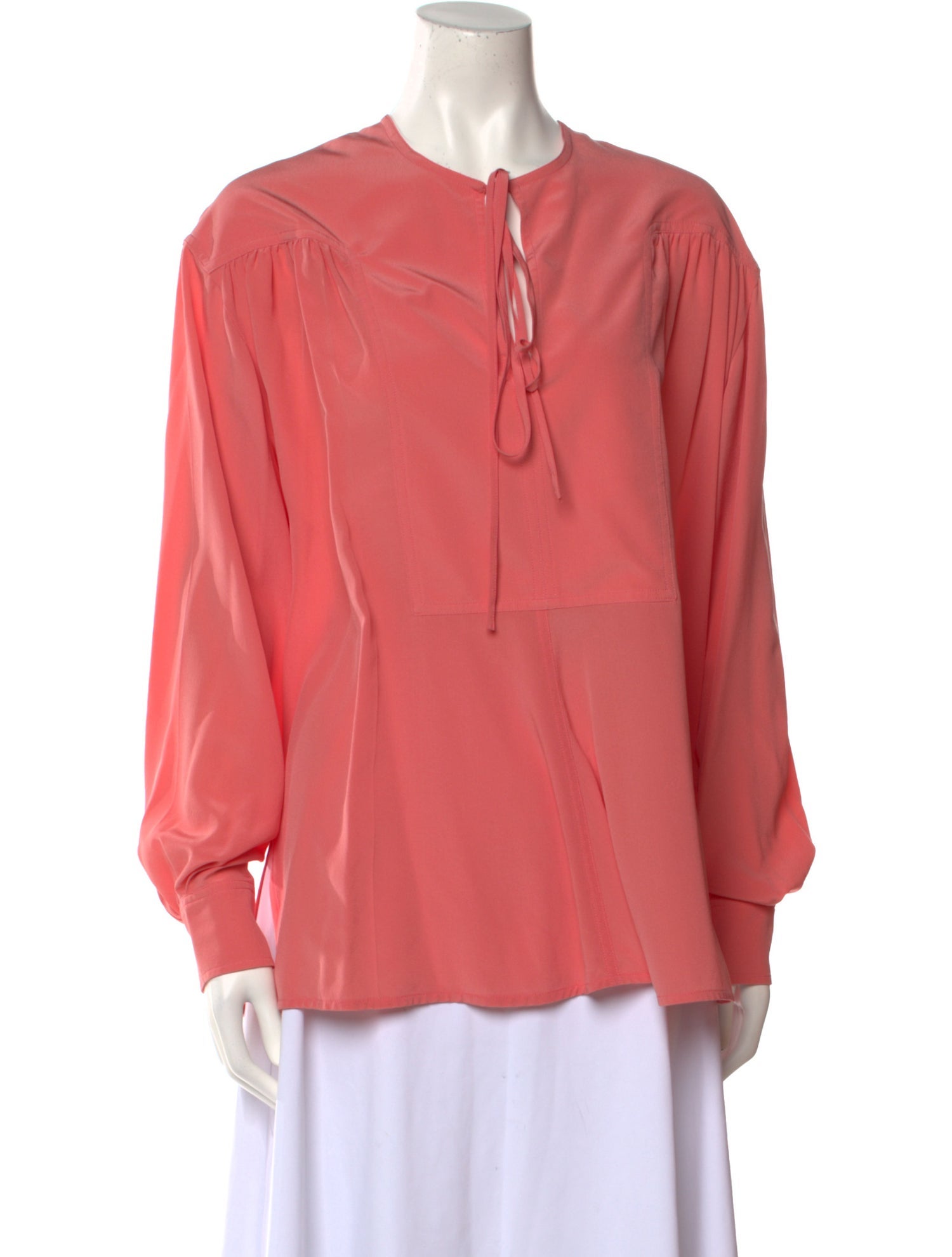 Victoria Beckham Silk Crew Neck Blouse w/ Tags