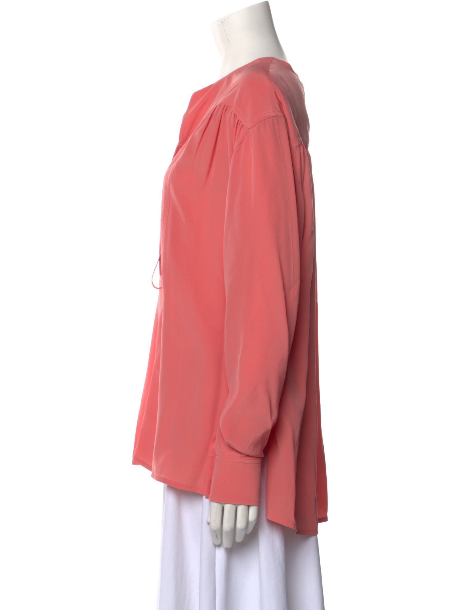 Victoria Beckham Silk V-Neck Blouse w/ Tags