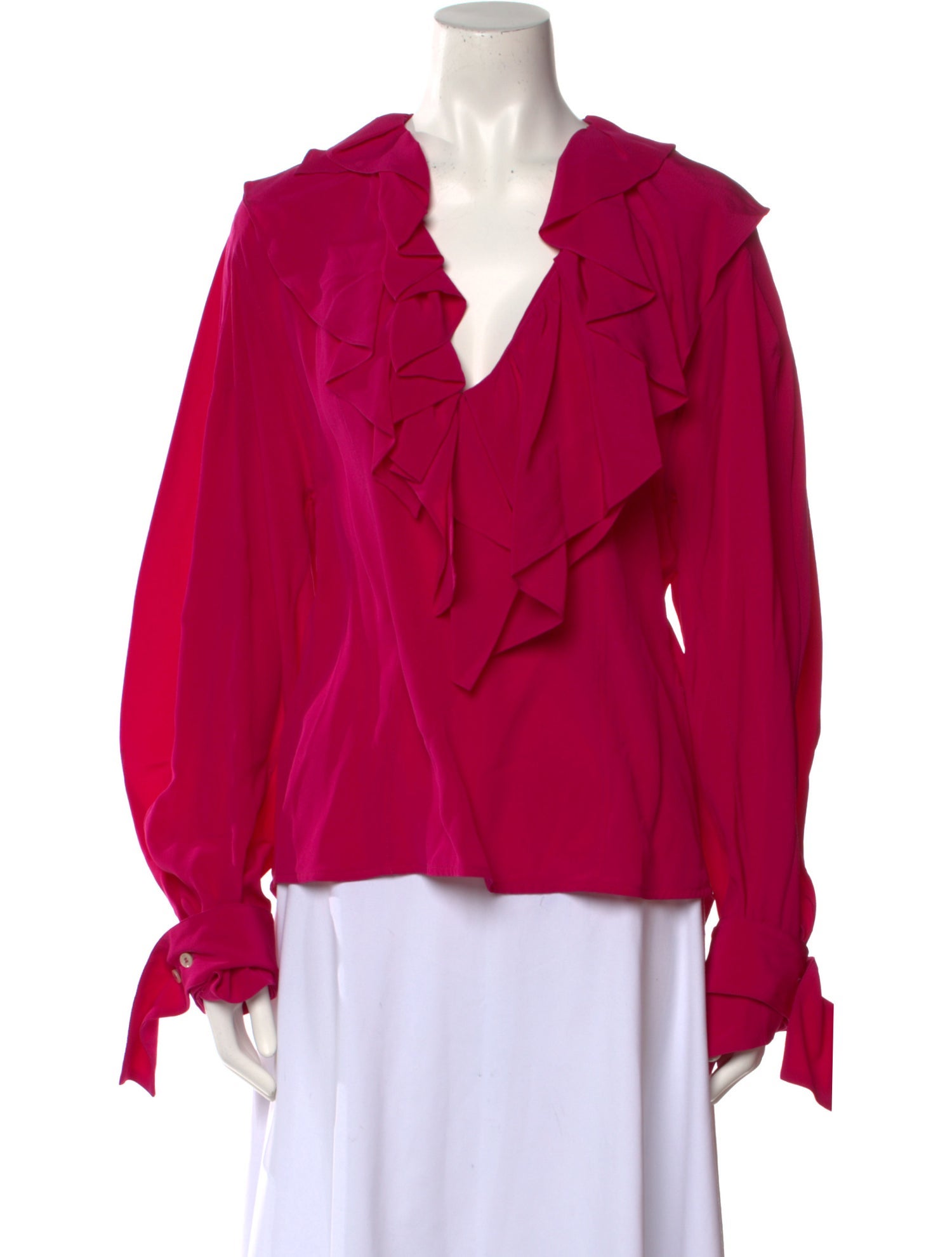 Victoria Beckham Silk Cowl Neck Blouse w/ Tags