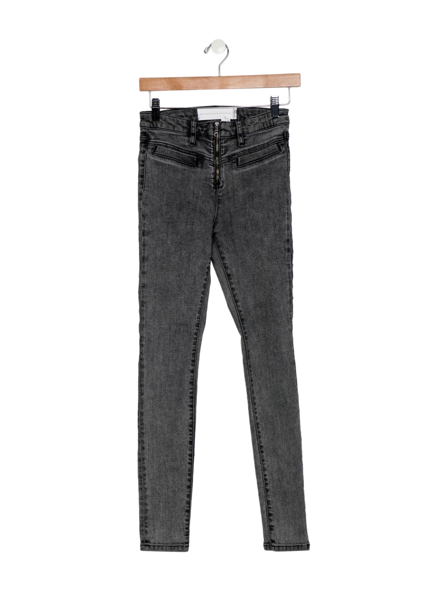 Victoria Beckham Mid-Rise Skinny Leg Jeans