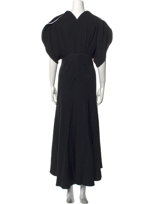 Victoria Beckham Crew Neck Long Dress