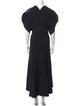 Victoria Beckham Crew Neck Long Dress