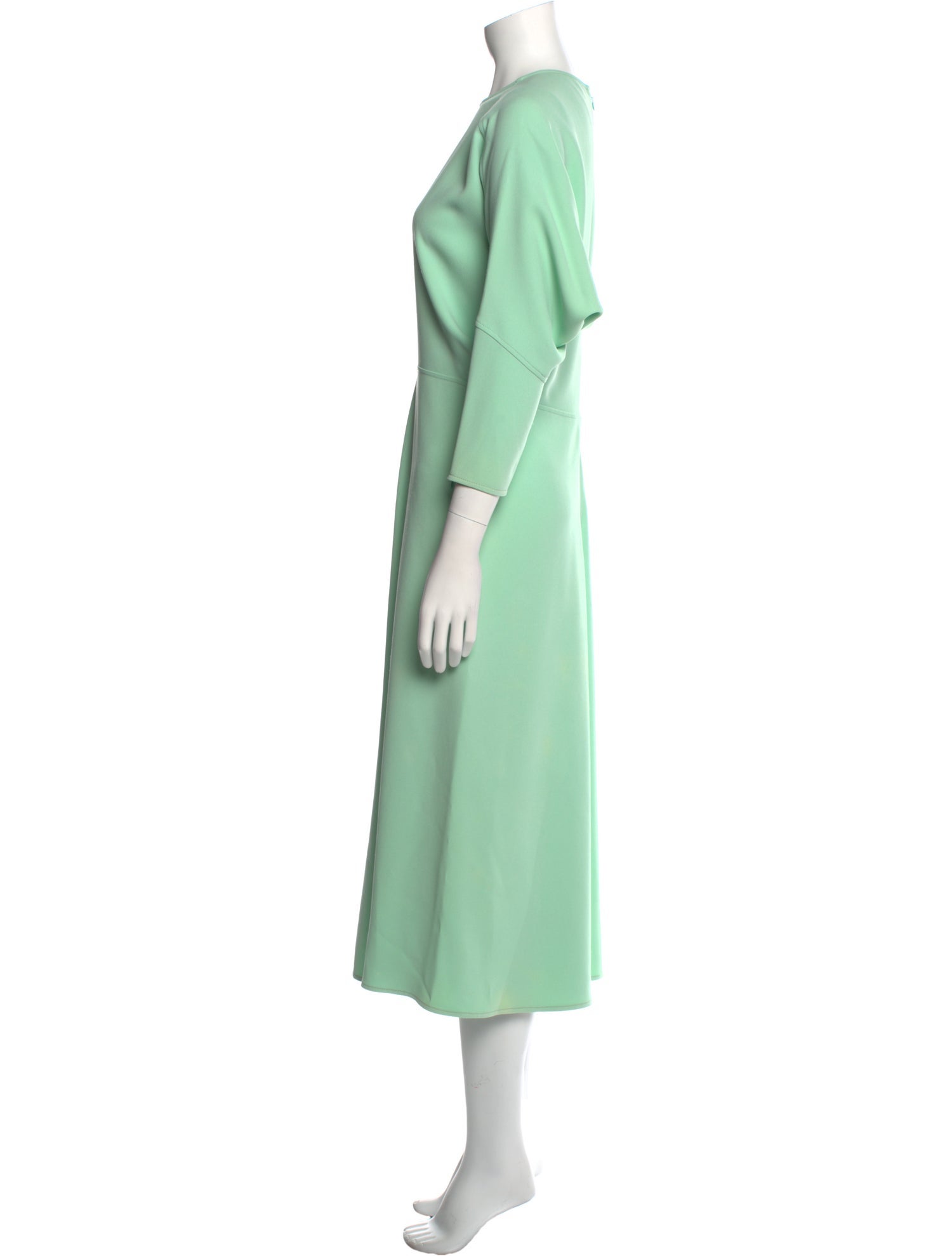 Victoria Beckham Crew Neck Long Dress - Green Dresses, Clothing - VBK55106 | The RealReal Victoria Beckham Crew Neck Long Dress - Green Dresses, Clothing - VBK55106 | The RealReal