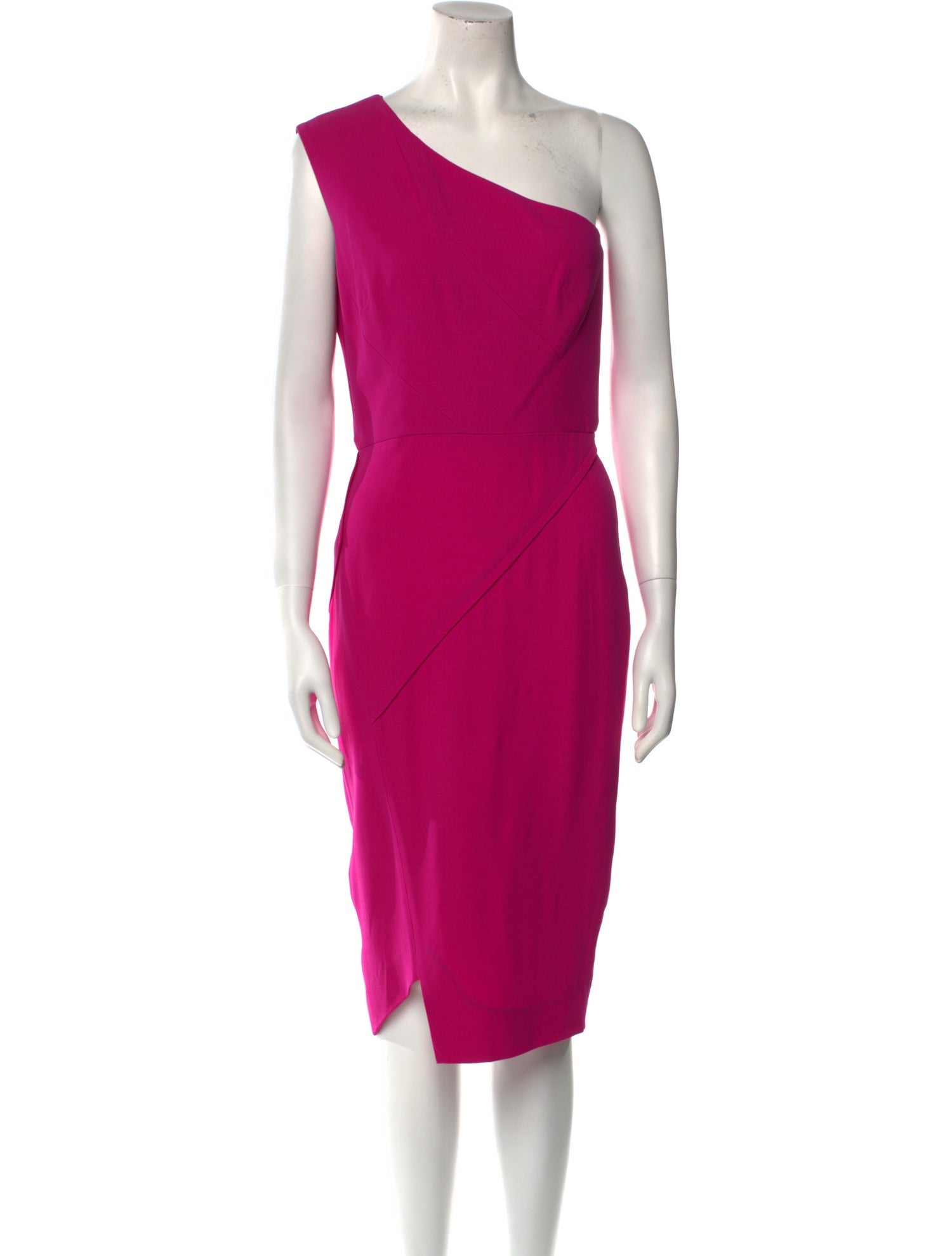 Victoria Beckham Wool Midi Length Dress