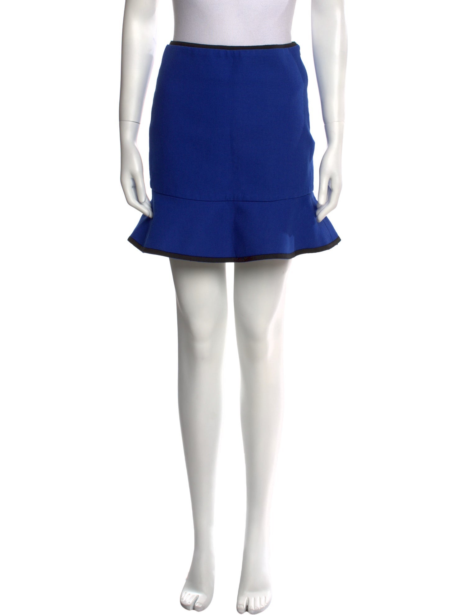 Victoria Beckham Ruffle Embellishment Mini Skirt