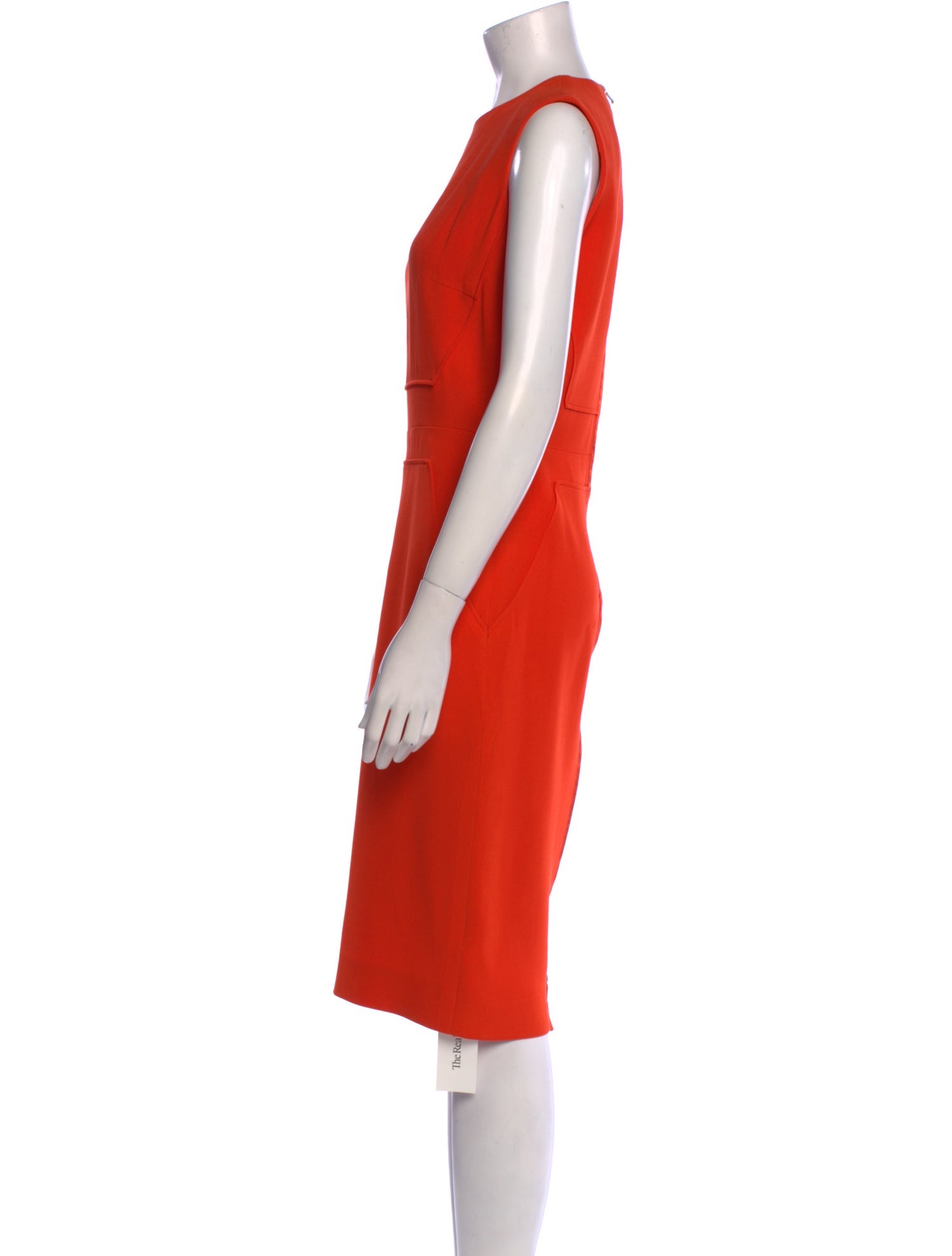 Victoria Beckham Wool Midi Length Dress