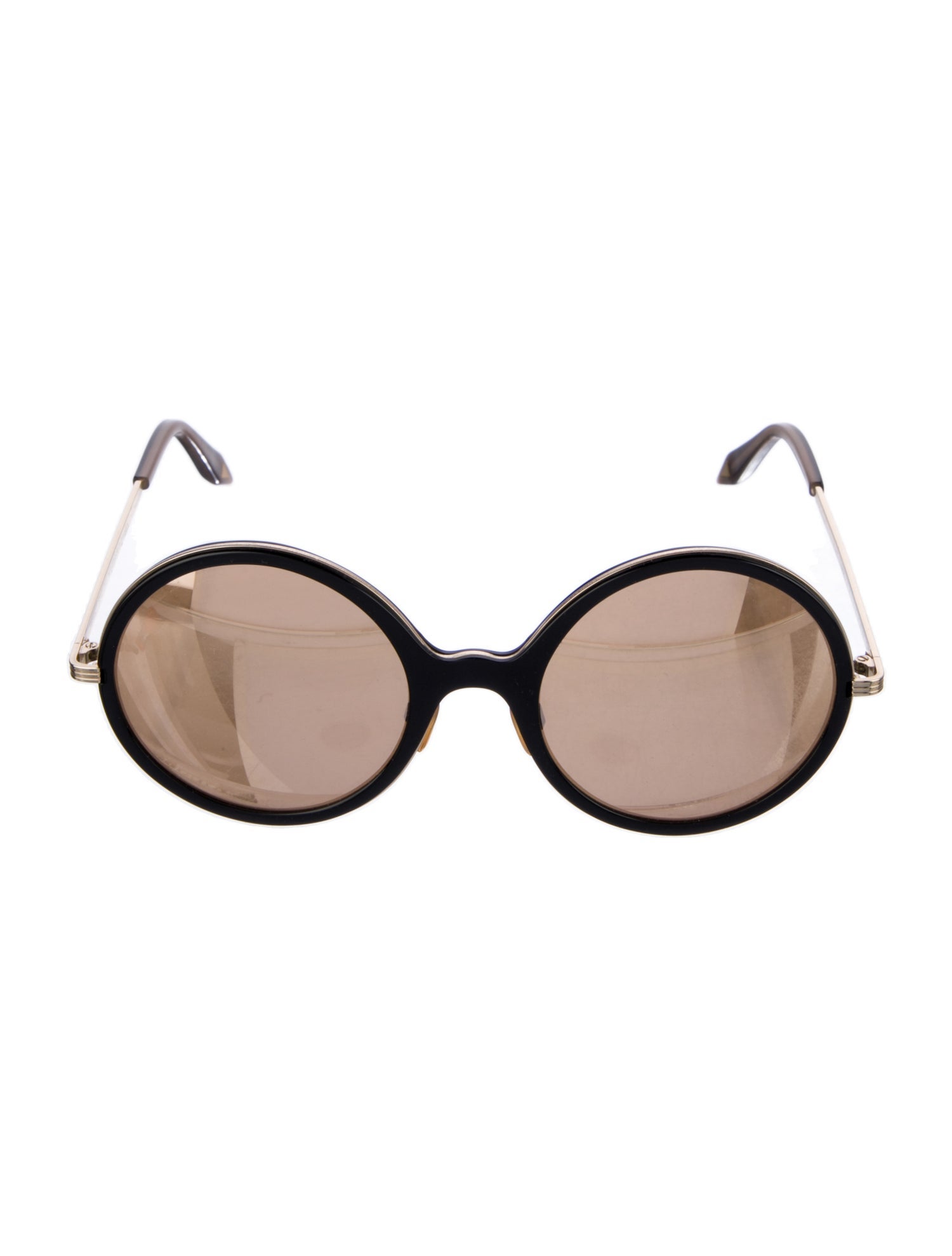 Victoria Beckham Round Mirrored Sunglasses