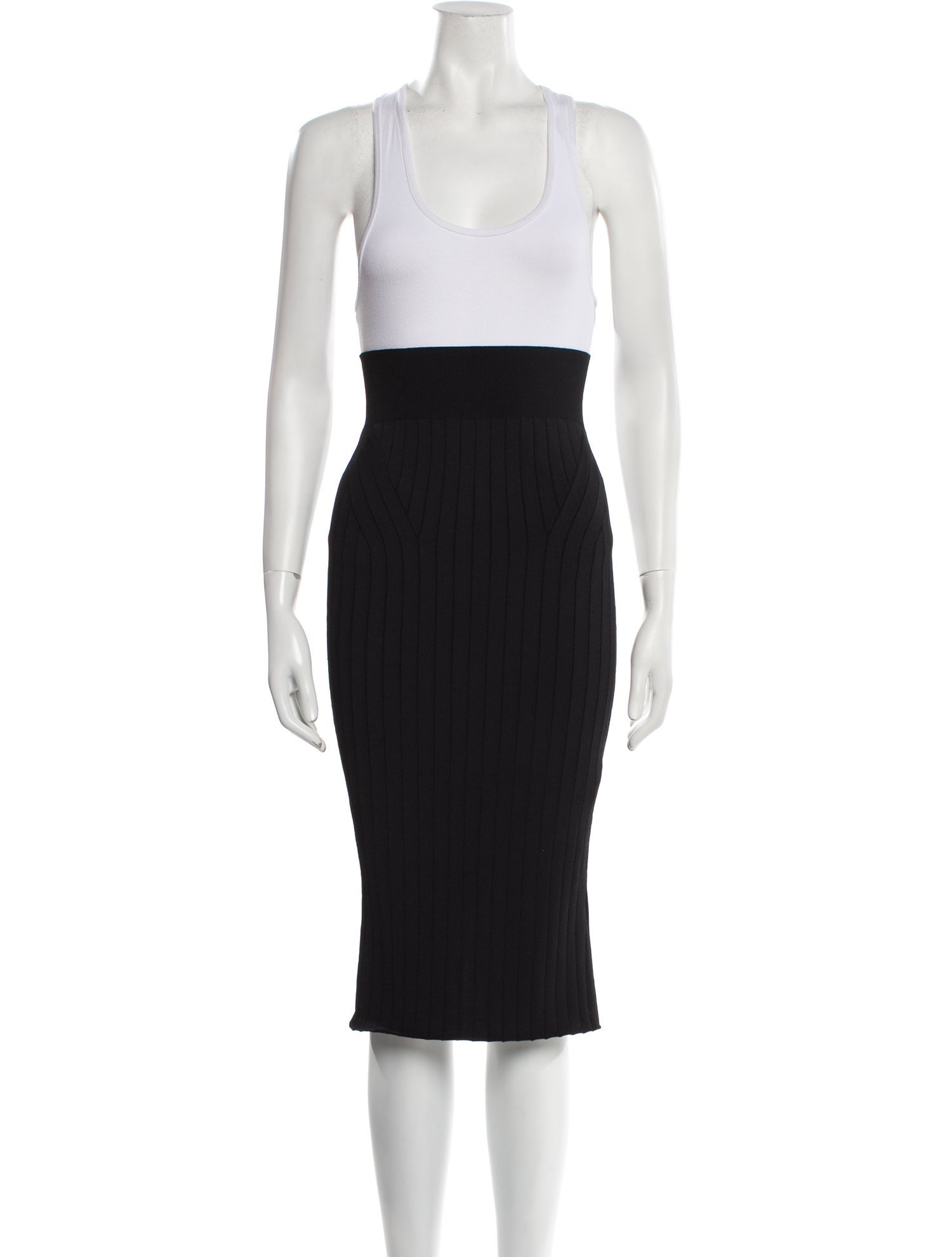 Victoria Beckham Wool Knee-Length Skirt
