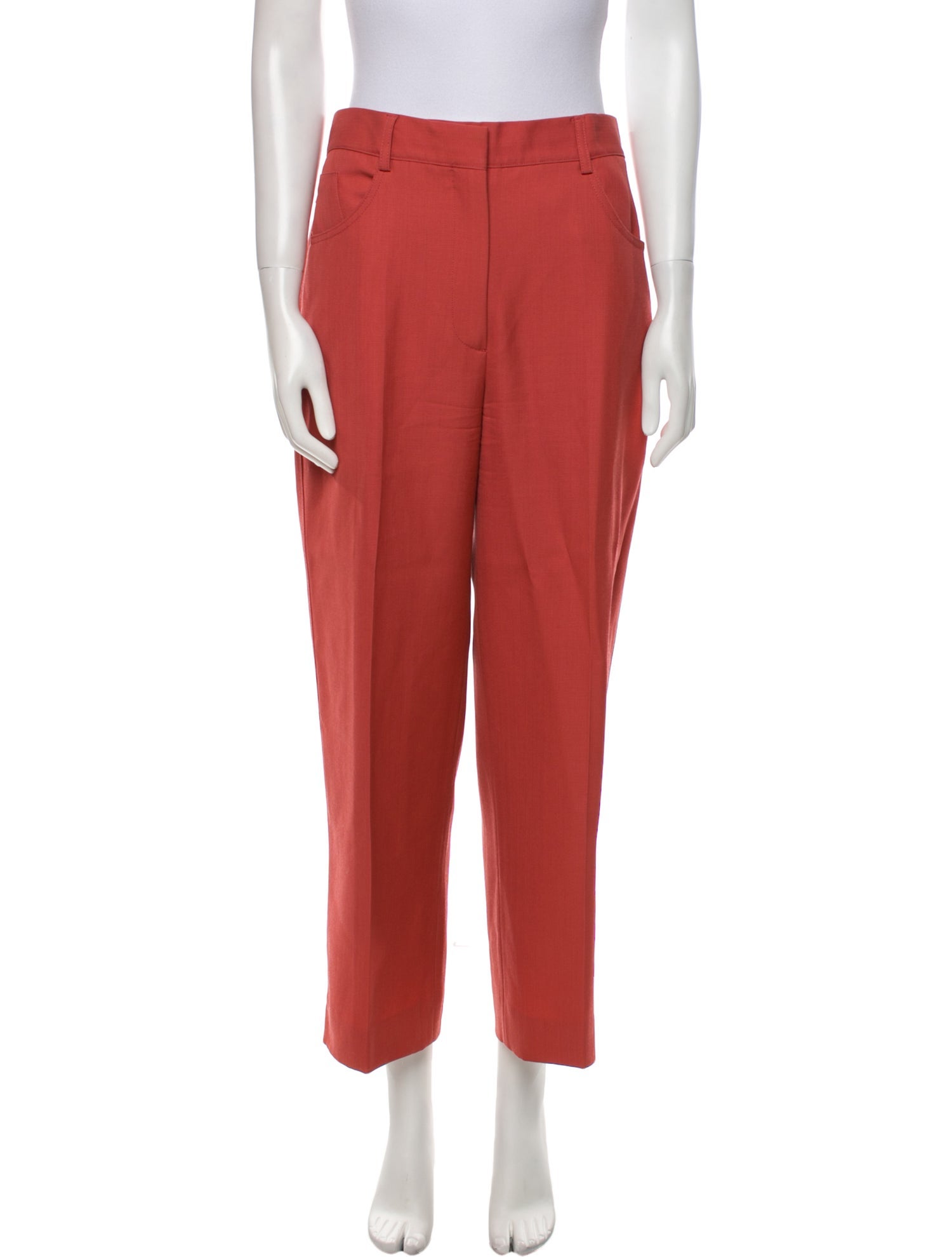 Victoria Beckham Virgin Wool Wide Leg Pants