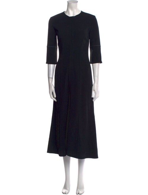 Victoria Beckham Crew Neck Long Dress