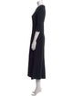 Victoria Beckham Crew Neck Long Dress