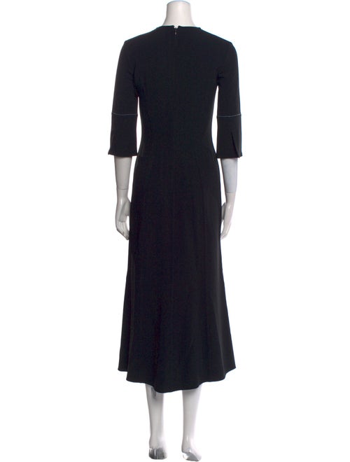 Victoria Beckham Crew Neck Long Dress