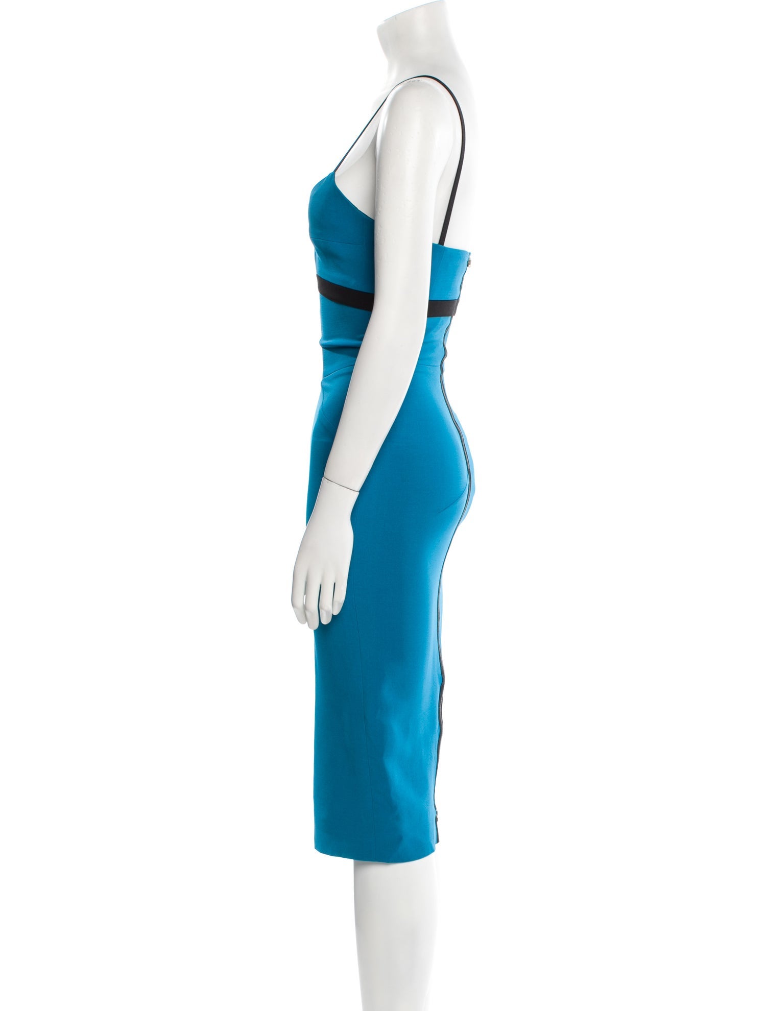 Victoria Beckham Wool Midi Length Dress