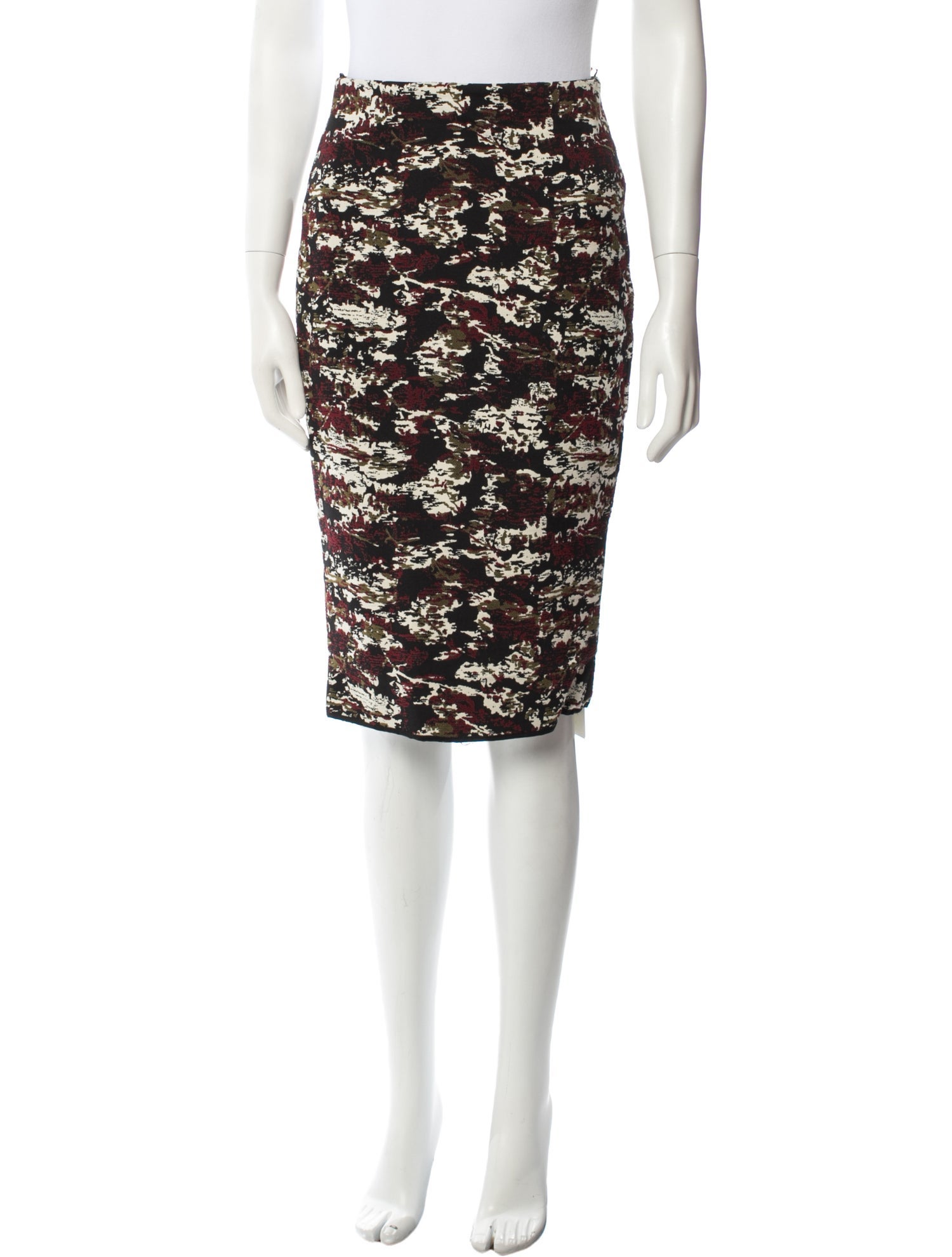 Victoria Beckham Printed Knee-Length Skirt