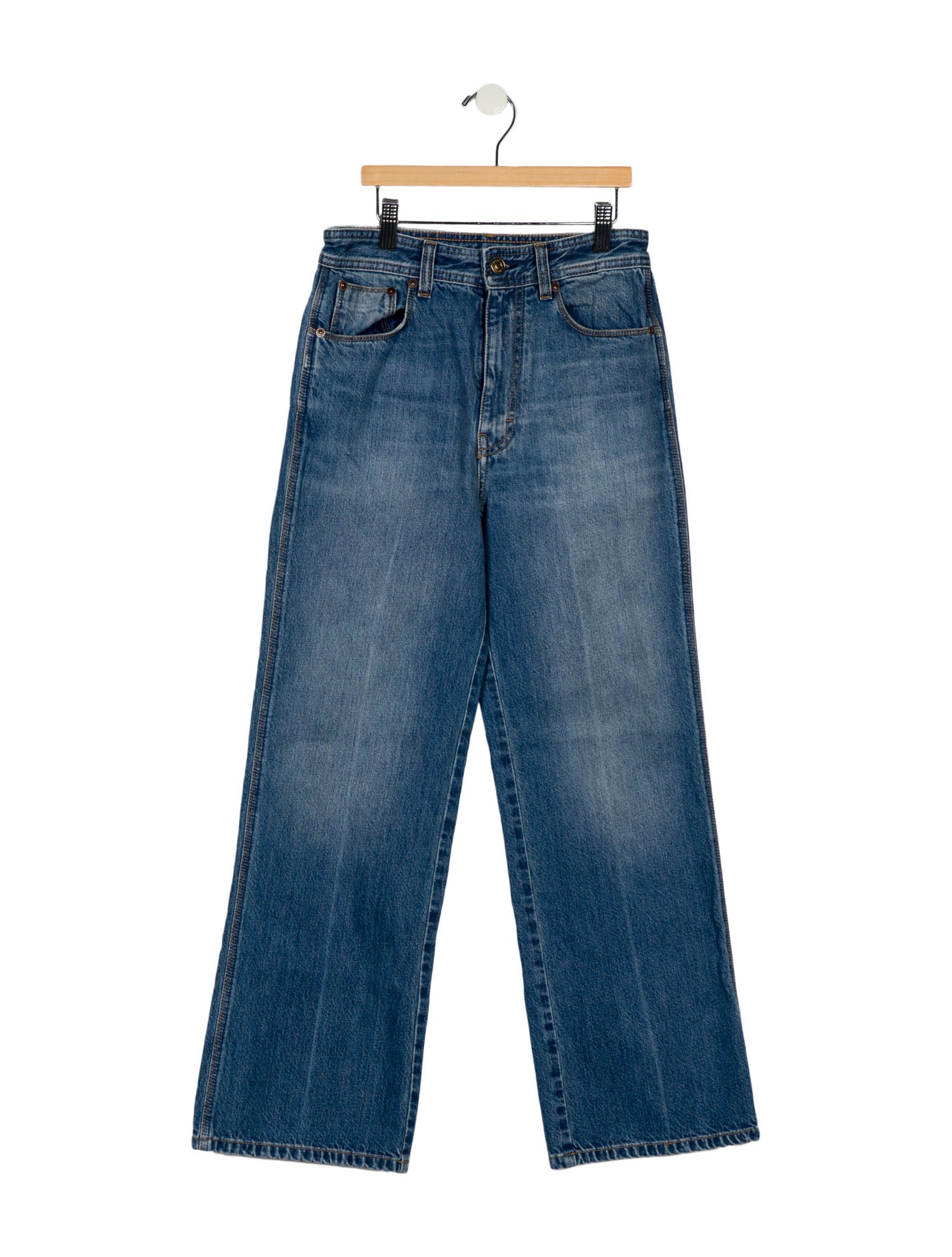 Victoria Beckham High-Rise Wide Leg Jeans