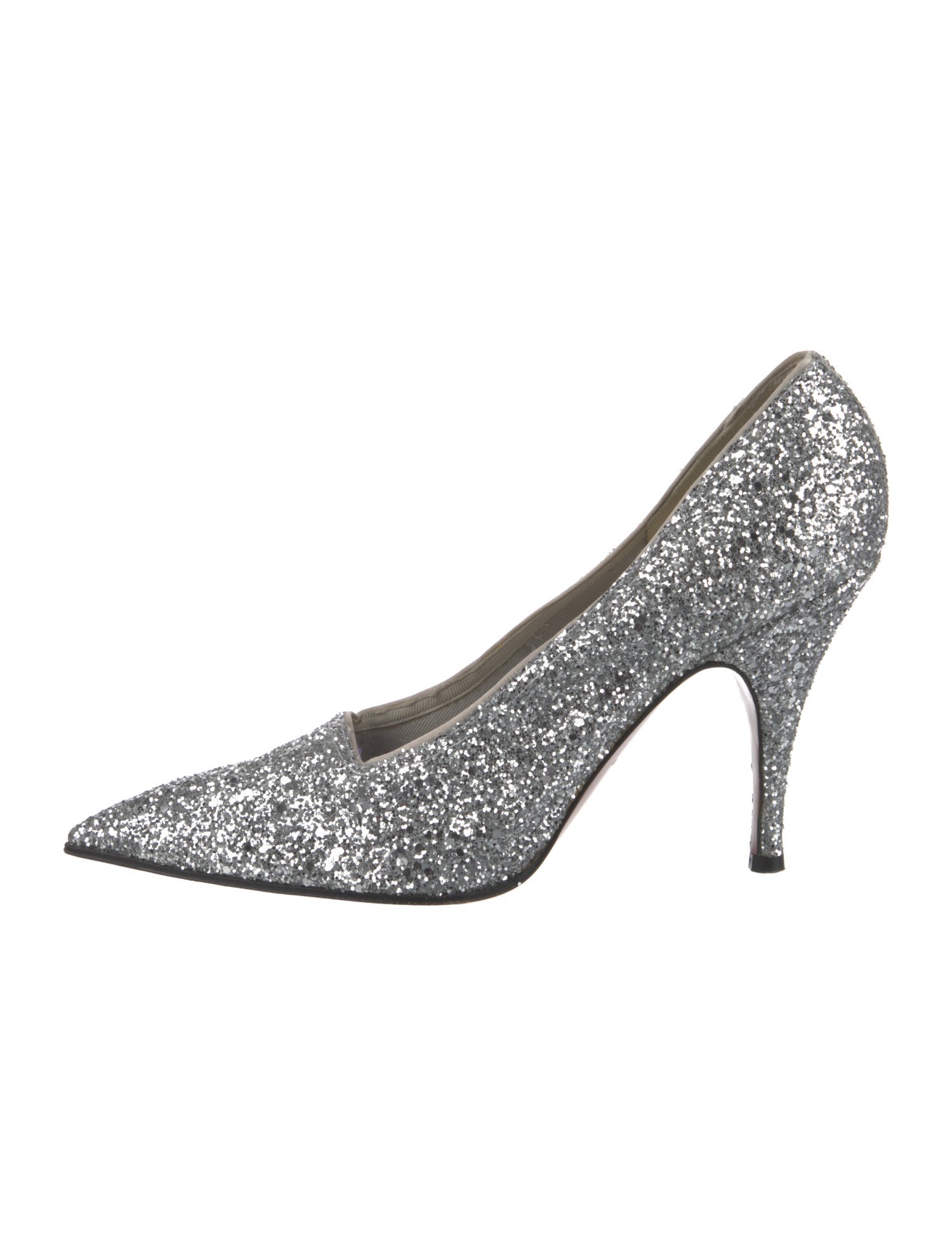 Victoria Beckham Glitter Glitter Accents Pumps
