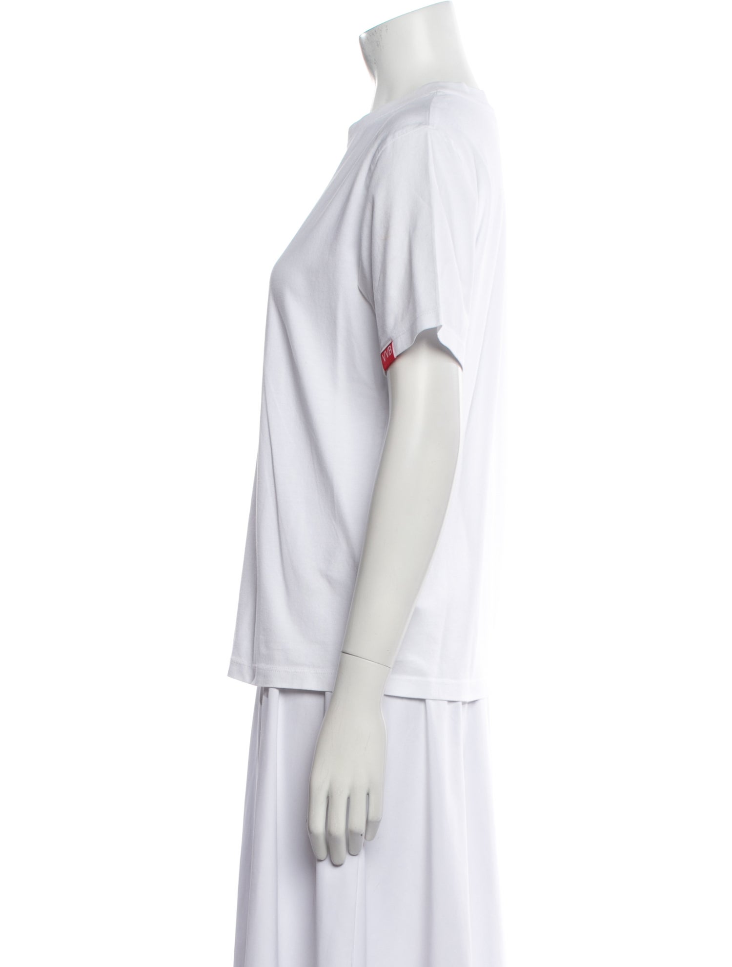 Victoria Beckham Crew Neck Short Sleeve T-Shirt