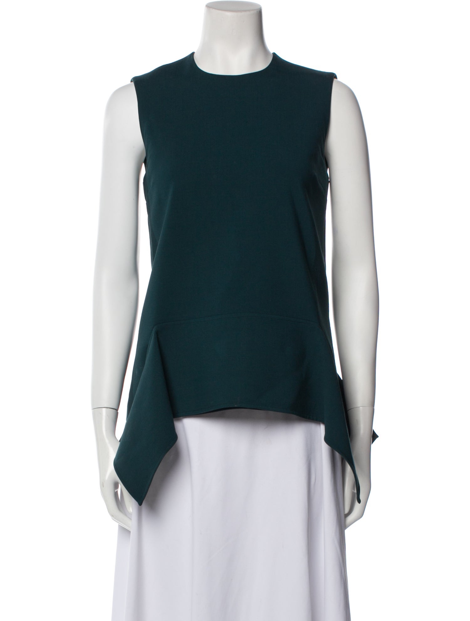 Victoria Beckham Wool Crew Neck Top