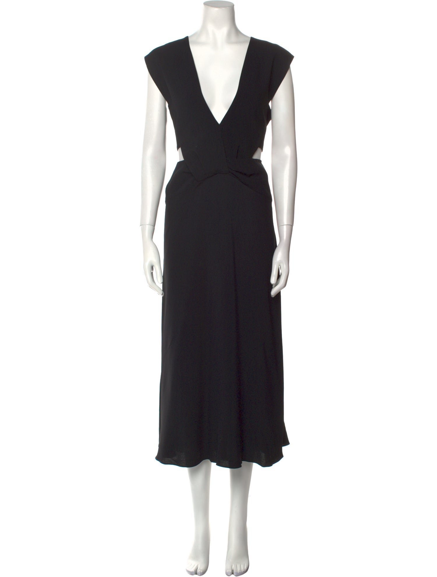 Victoria Beckham V-Neck Long Dress w/ Tags