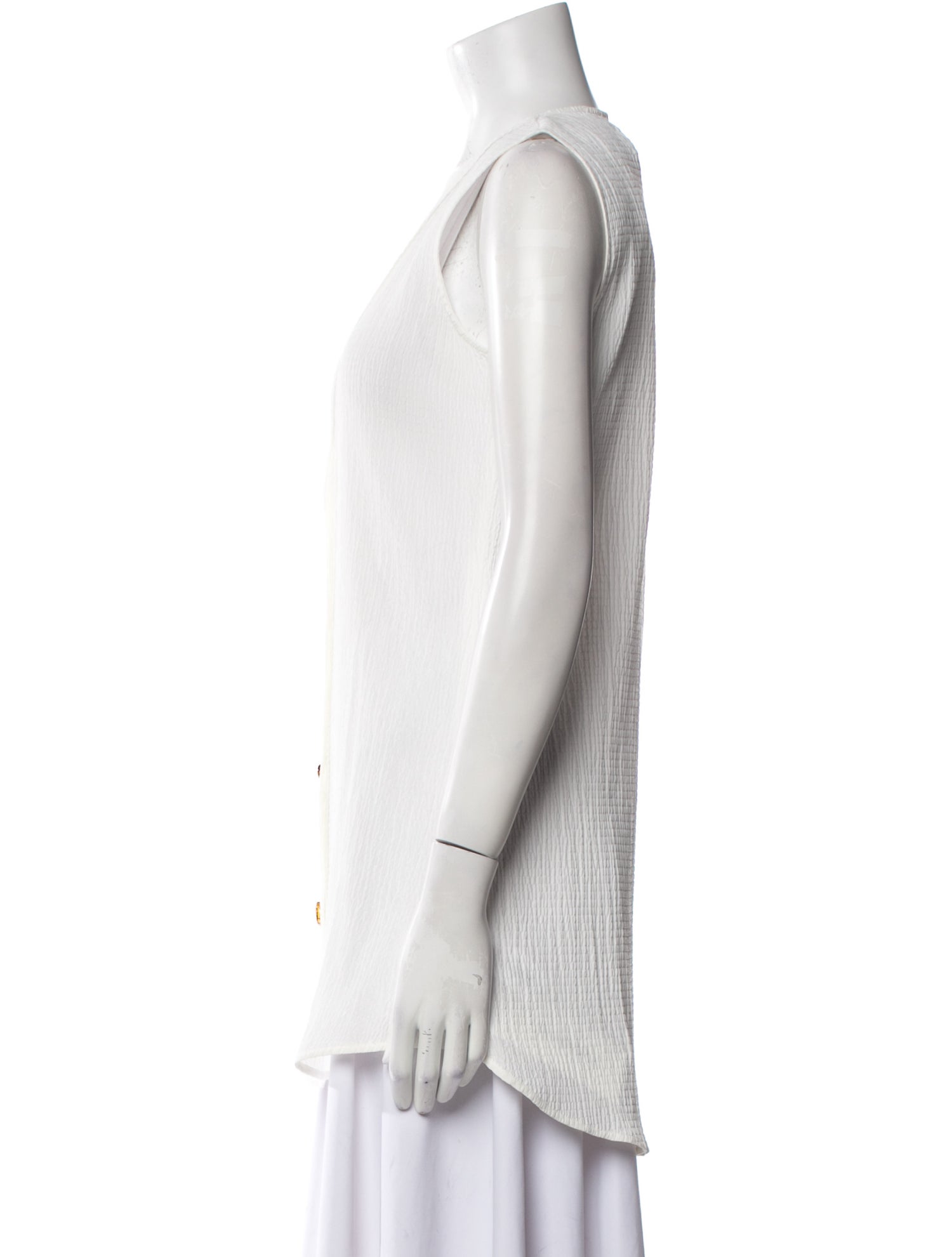 Victoria Beckham Plunge Neckline Sleeveless Tunic w/ Tags