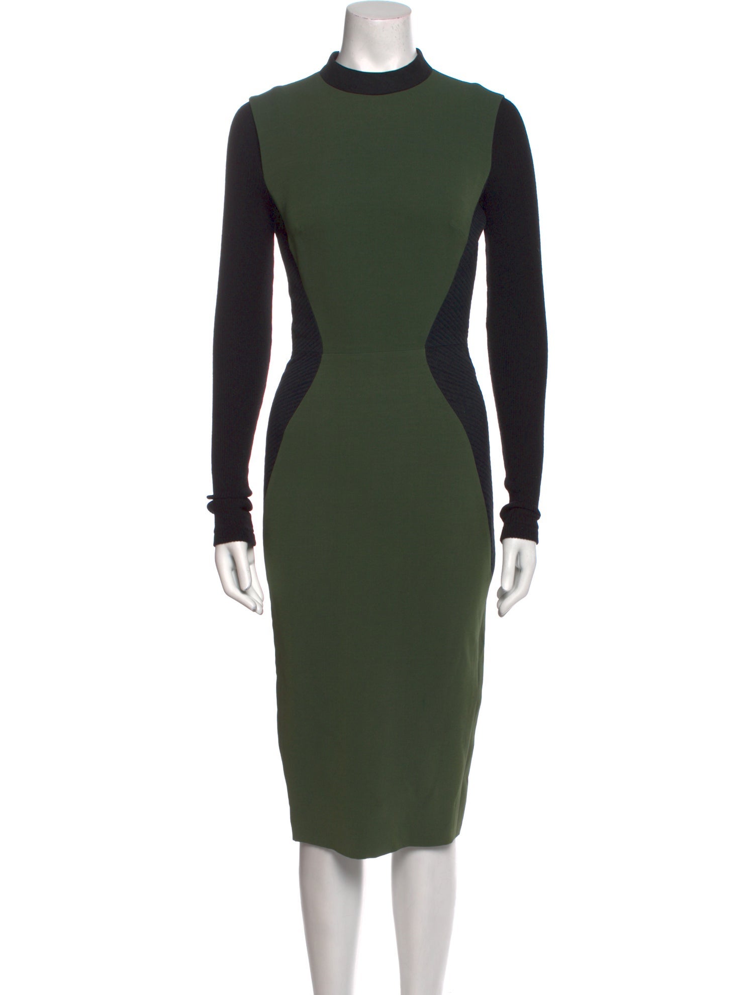 Victoria Beckham Silk Midi Length Dress