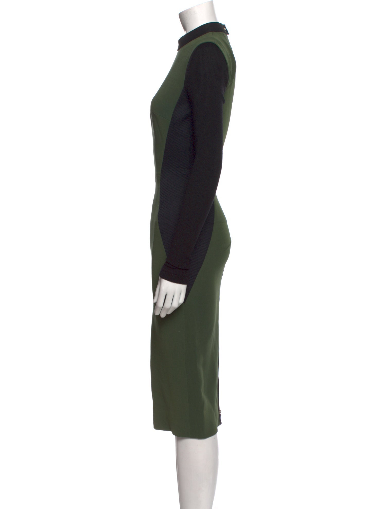 Victoria Beckham Silk Midi Length Dress