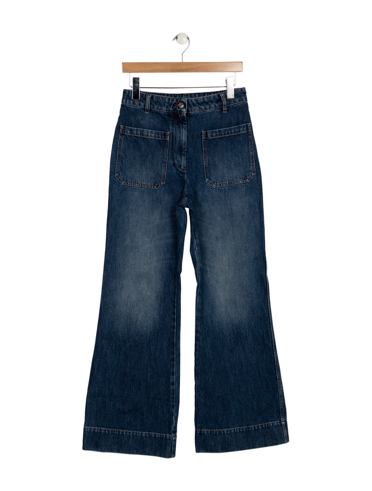 Victoria Beckham High-Rise Wide Leg Jeans