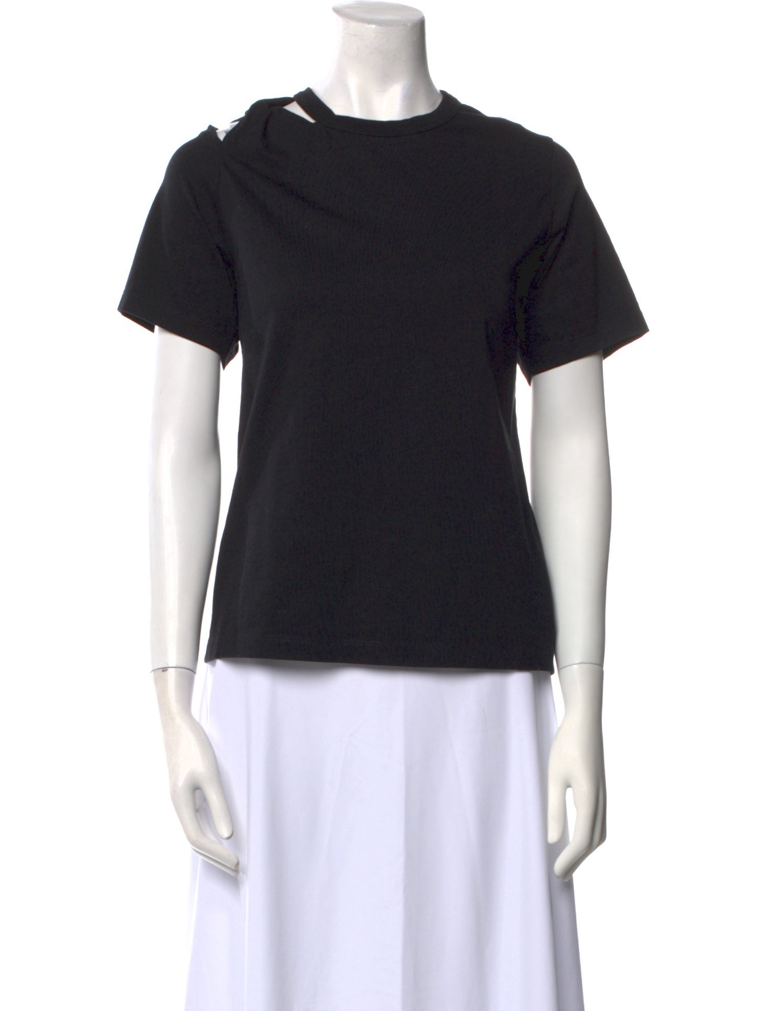 Victoria Beckham Crew Neck Short Sleeve T-Shirt
