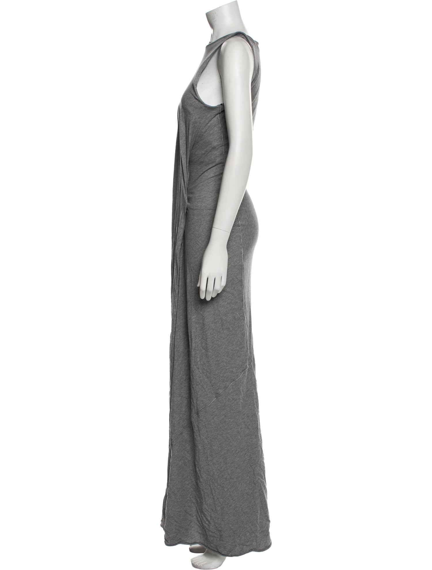 Victoria Beckham Crew Neck Long Dress