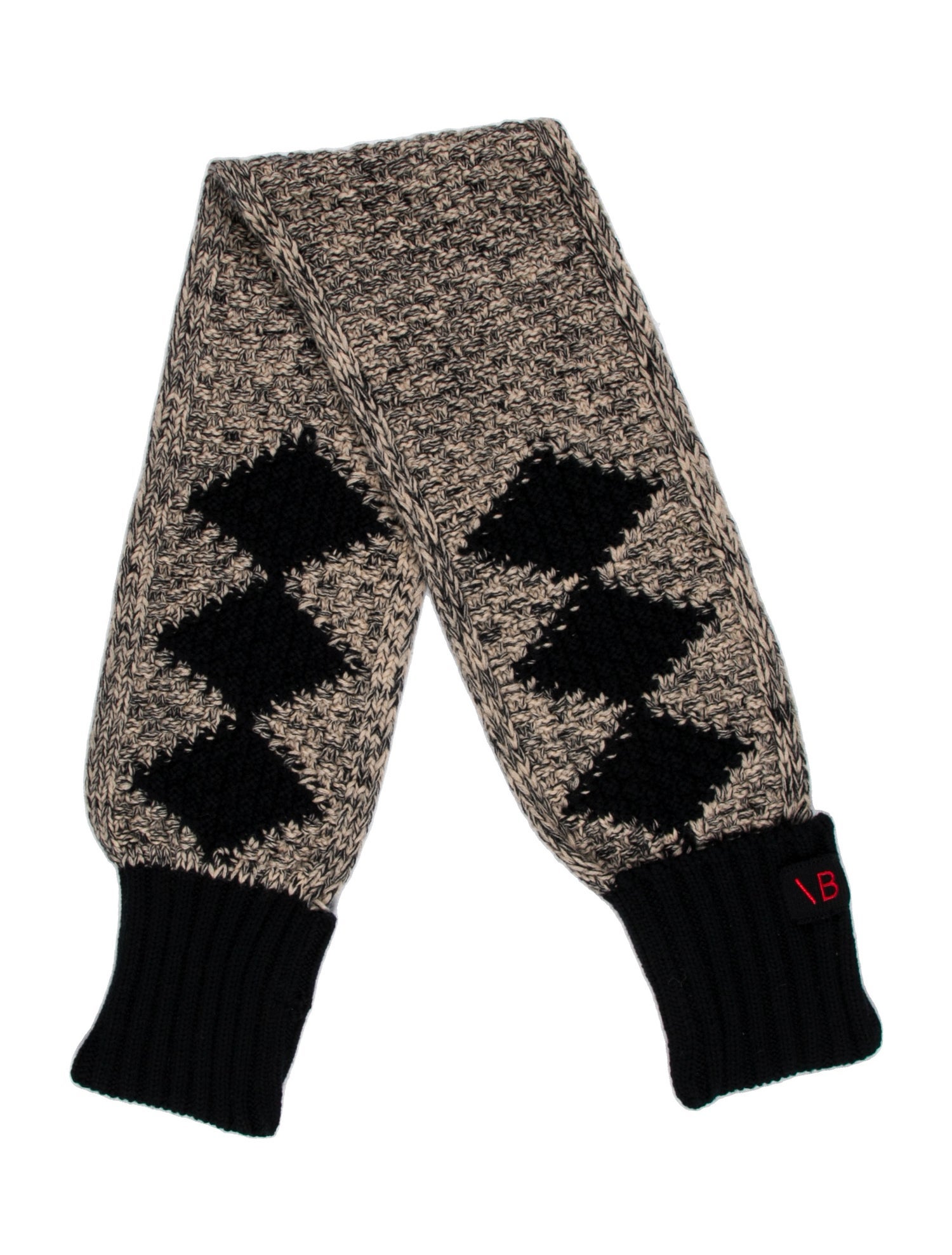 Victoria Beckham Wool Printed Scarf