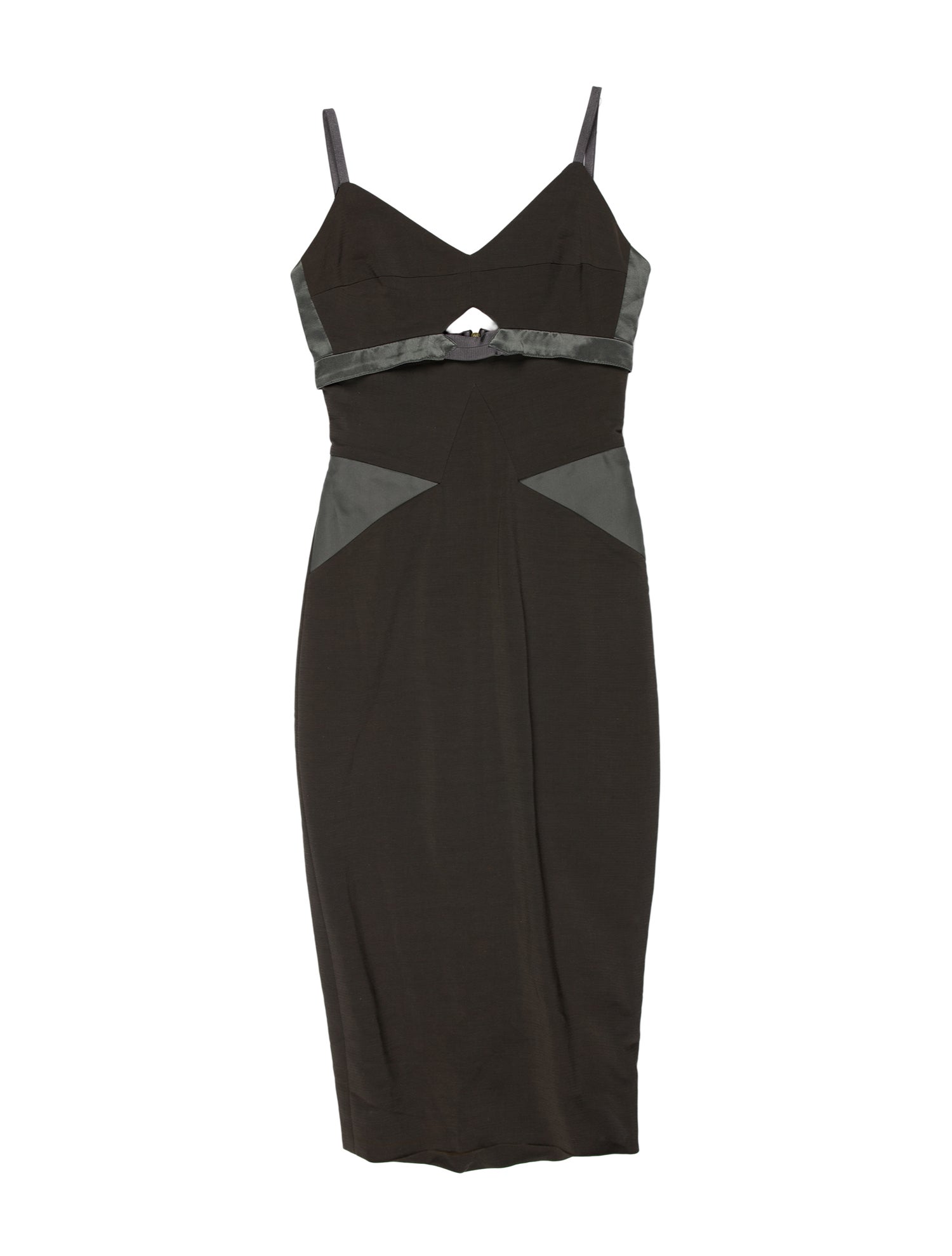 Victoria Beckham | Raglan sleeve v-neck dress main image 1