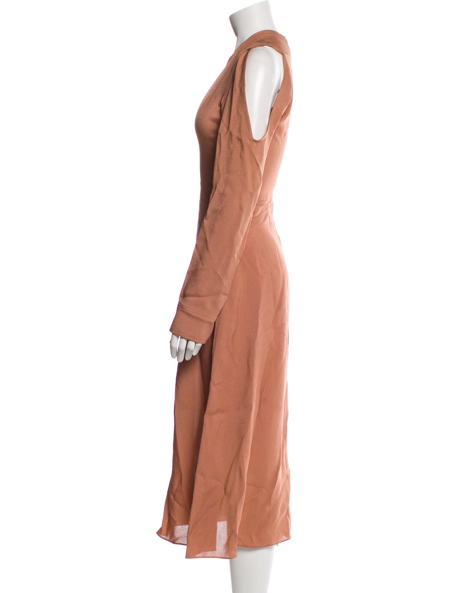 Victoria Beckham V-Neck Long Dress