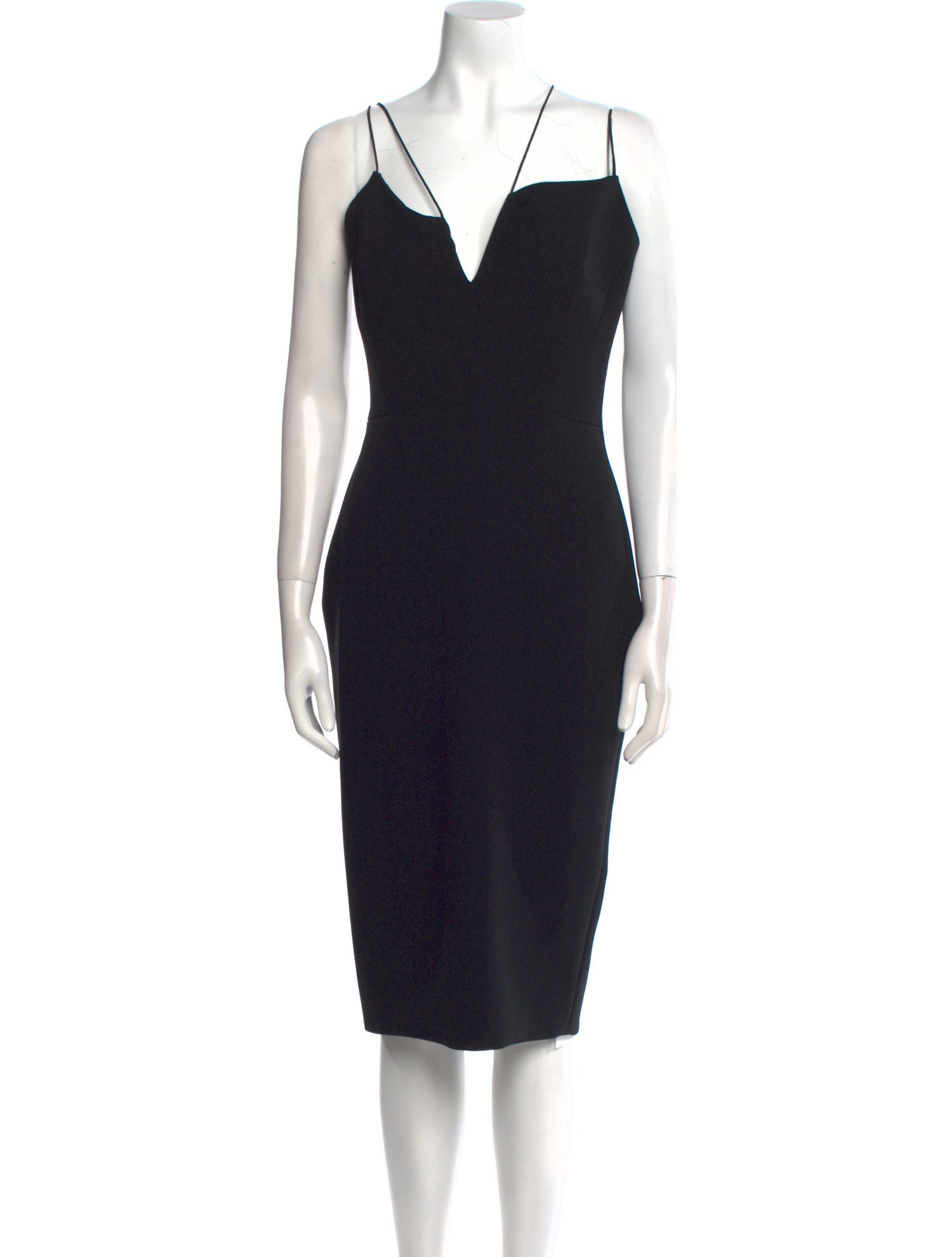 Victoria Beckham Silk Midi Length Dress