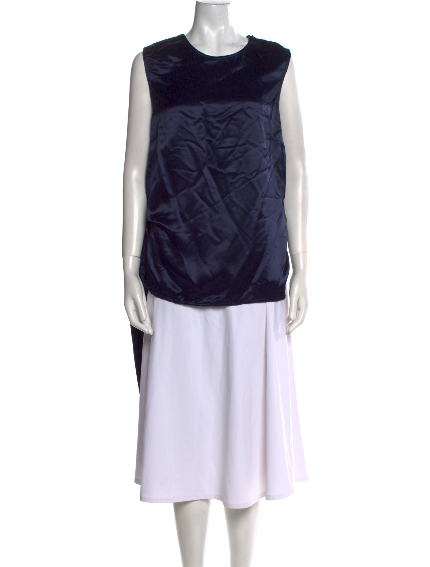 Victoria Beckham Cowl Neck Sleeveless Tunic