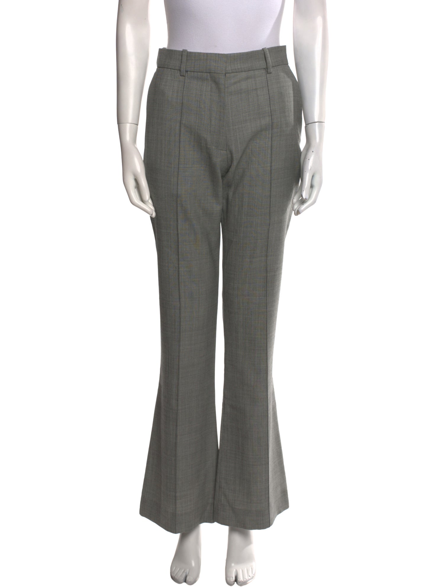 Victoria Beckham Virgin Wool Wide Leg Pants