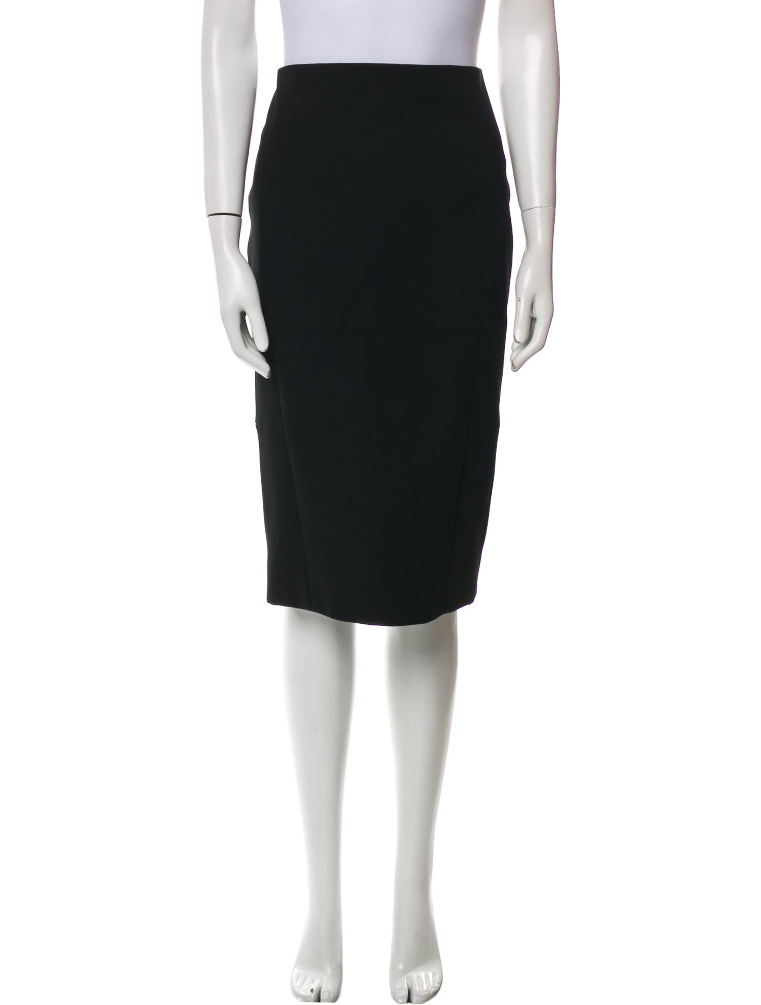 Victoria Beckham Wool Knee-Length Skirt