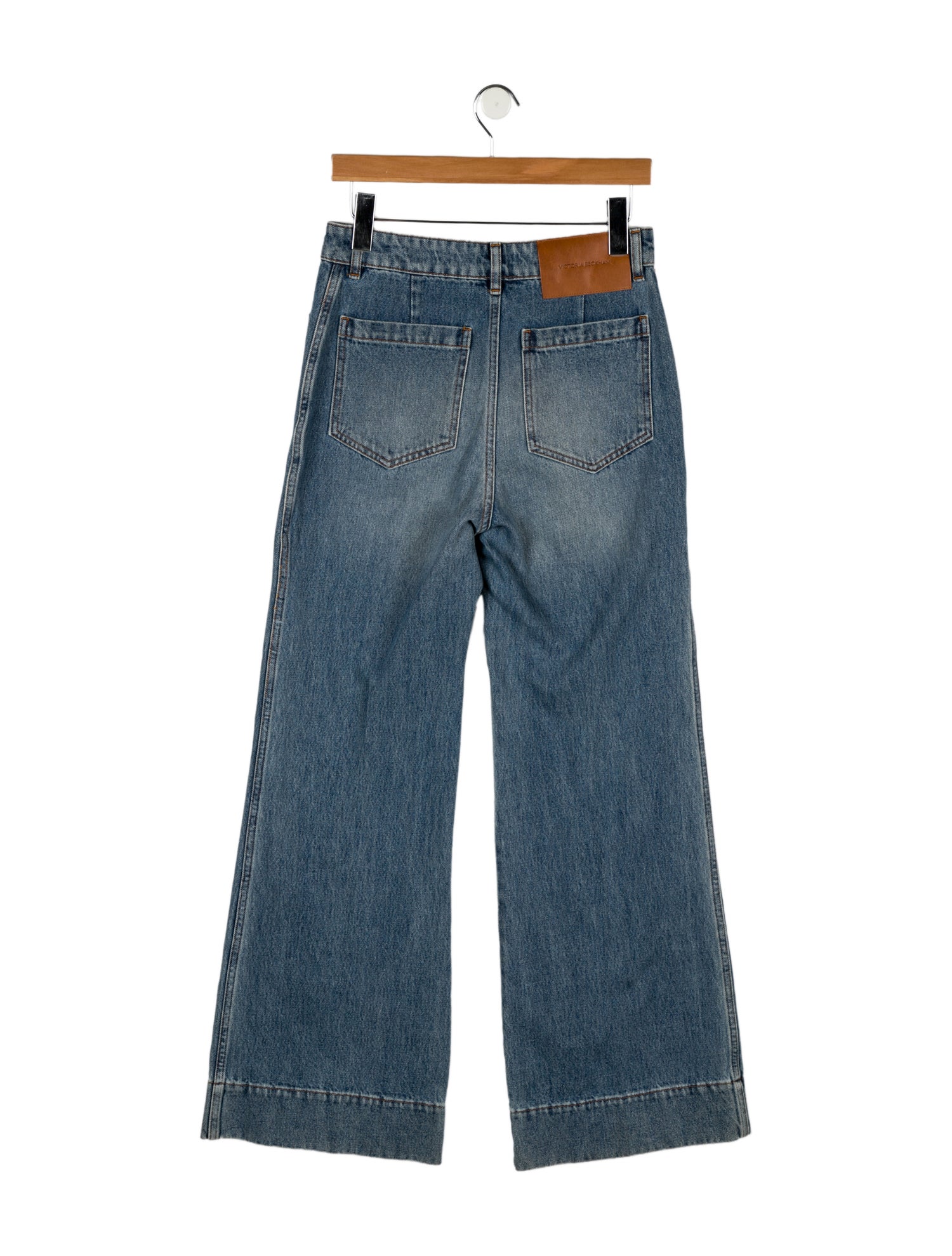 Victoria Beckham High-Rise Wide Leg Jeans