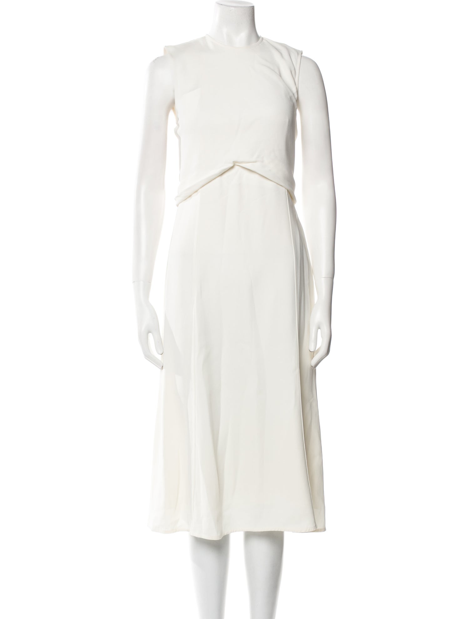 Victoria Beckham Silk Midi Length Dress
