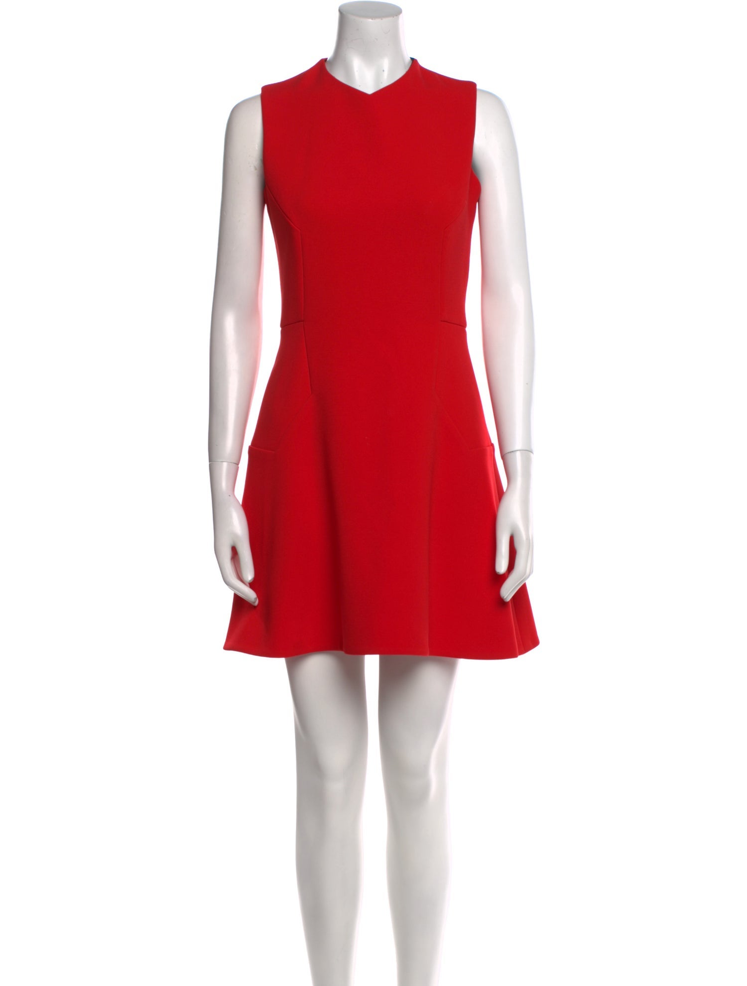 Victoria Beckham Crew Neck Mini Dress