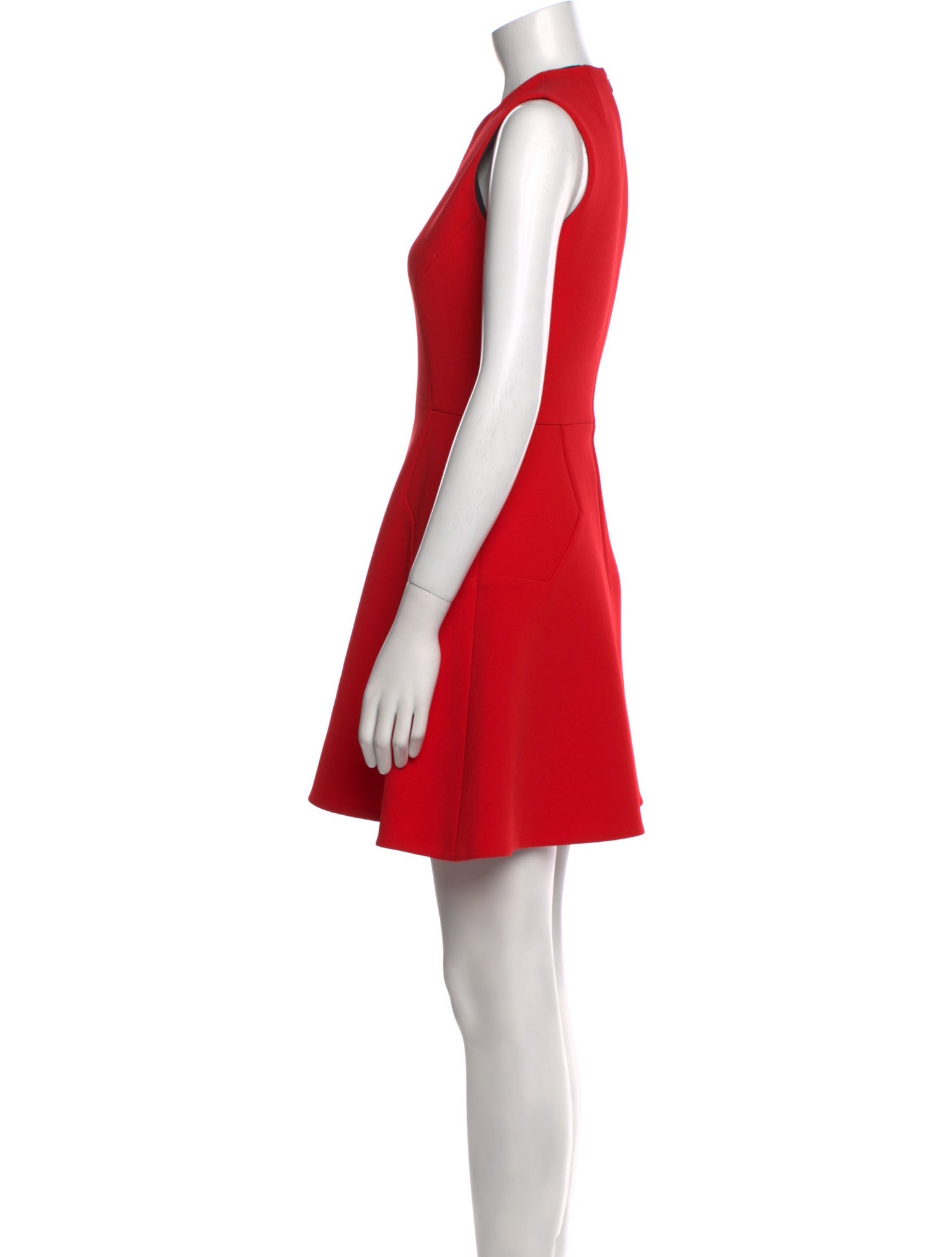 Victoria Beckham Crew Neck Mini Dress