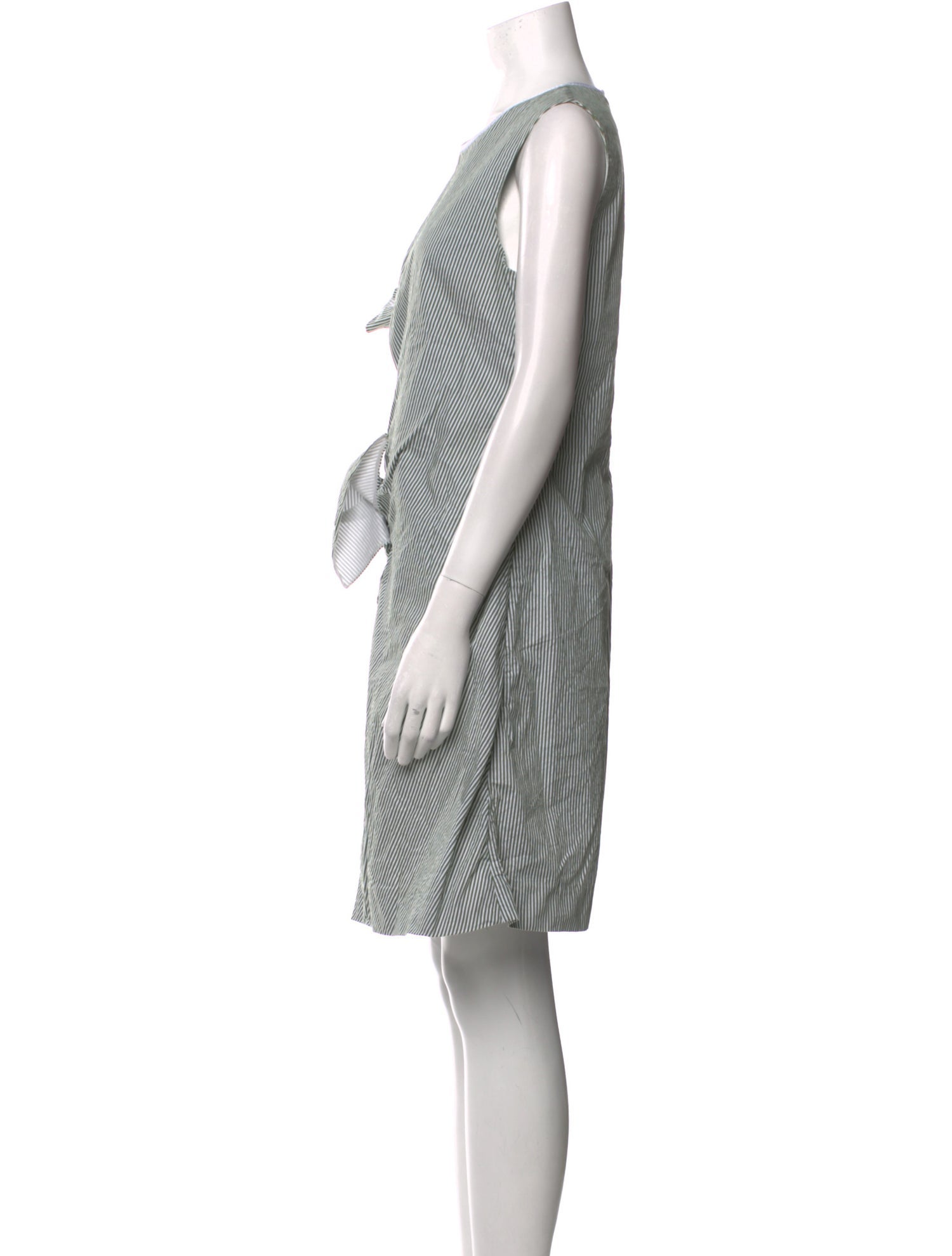 Victoria Beckham Striped Mini Dress